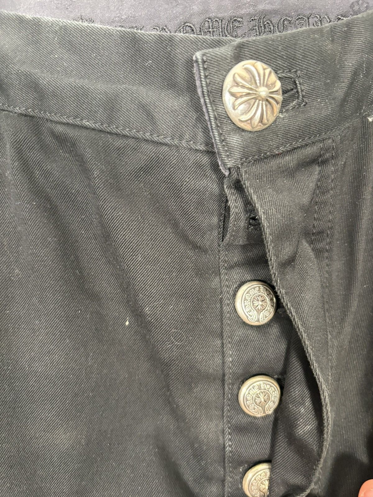 Chrome Hearts 🚭CHROME ESSENTIAL🚭BLACK CARPENTER SHORTS Size US 34 / EU 50 - 6 Thumbnail