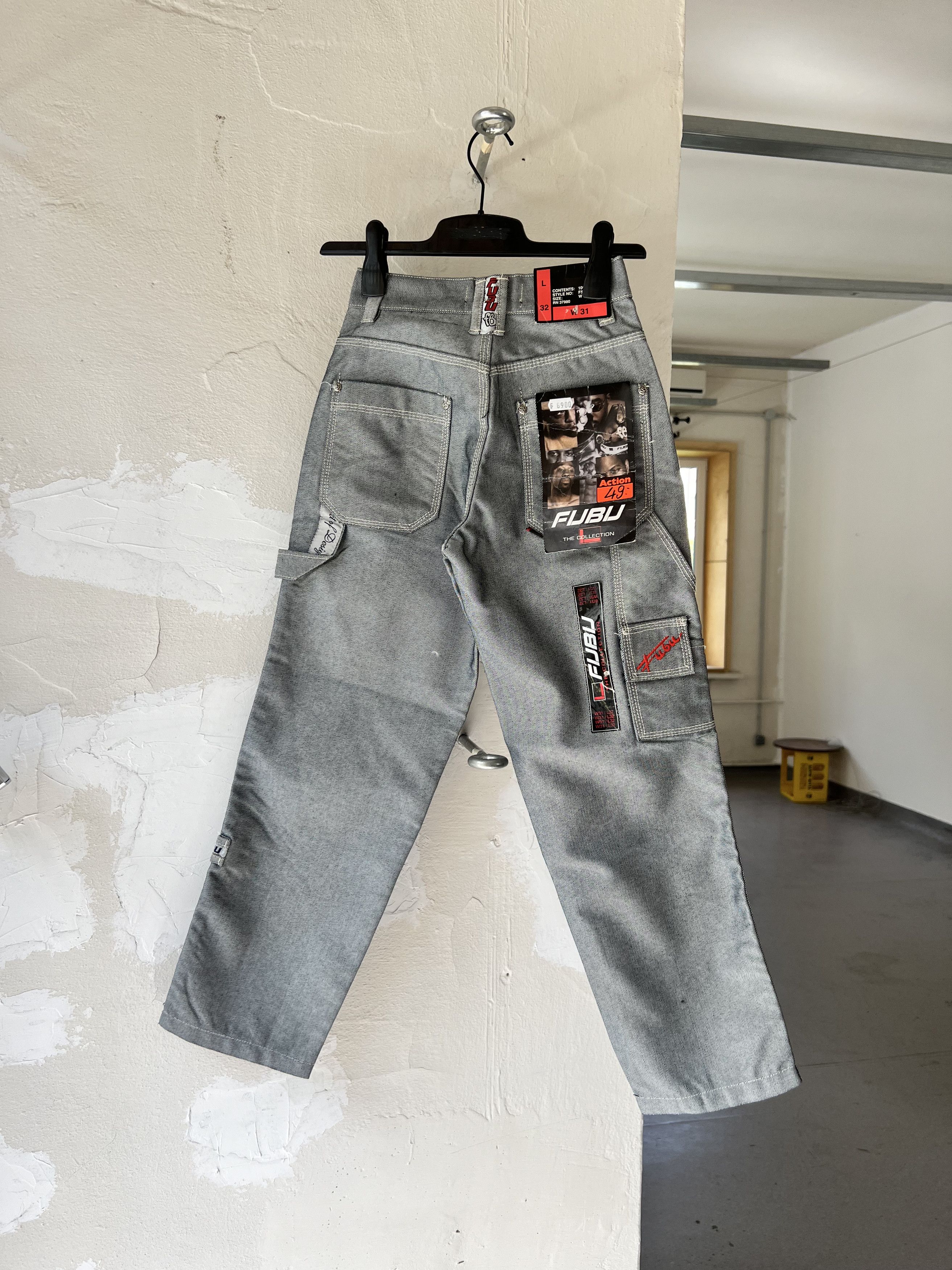Fubu FuBu Vintage Baggie Cargo Pant USA Size 31" - 1 Thumbnail