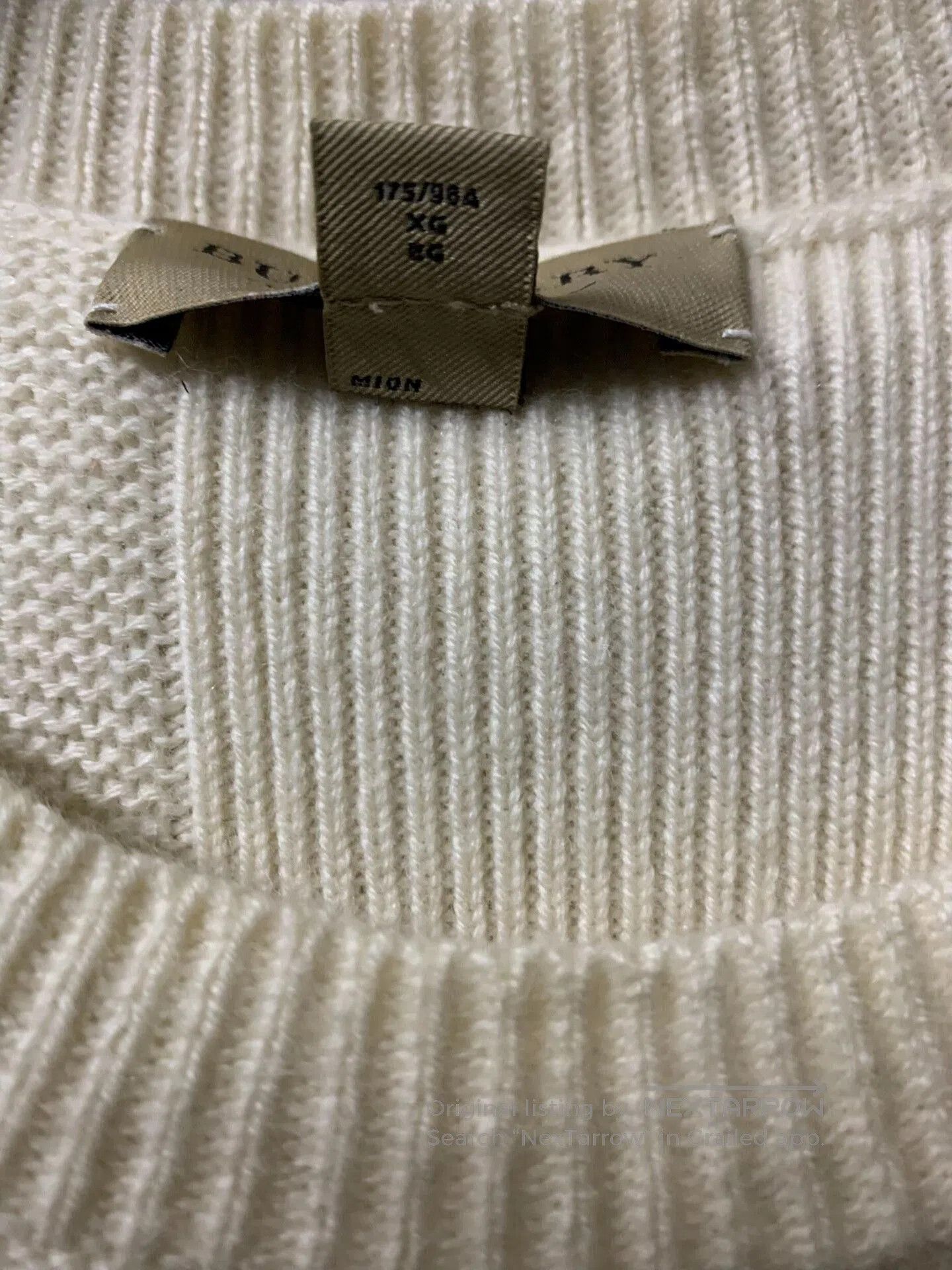 Burberry Burberry Men's Wool Cashmere Sweater XL. Size US XL / EU 56 / 4 - 4 Thumbnail