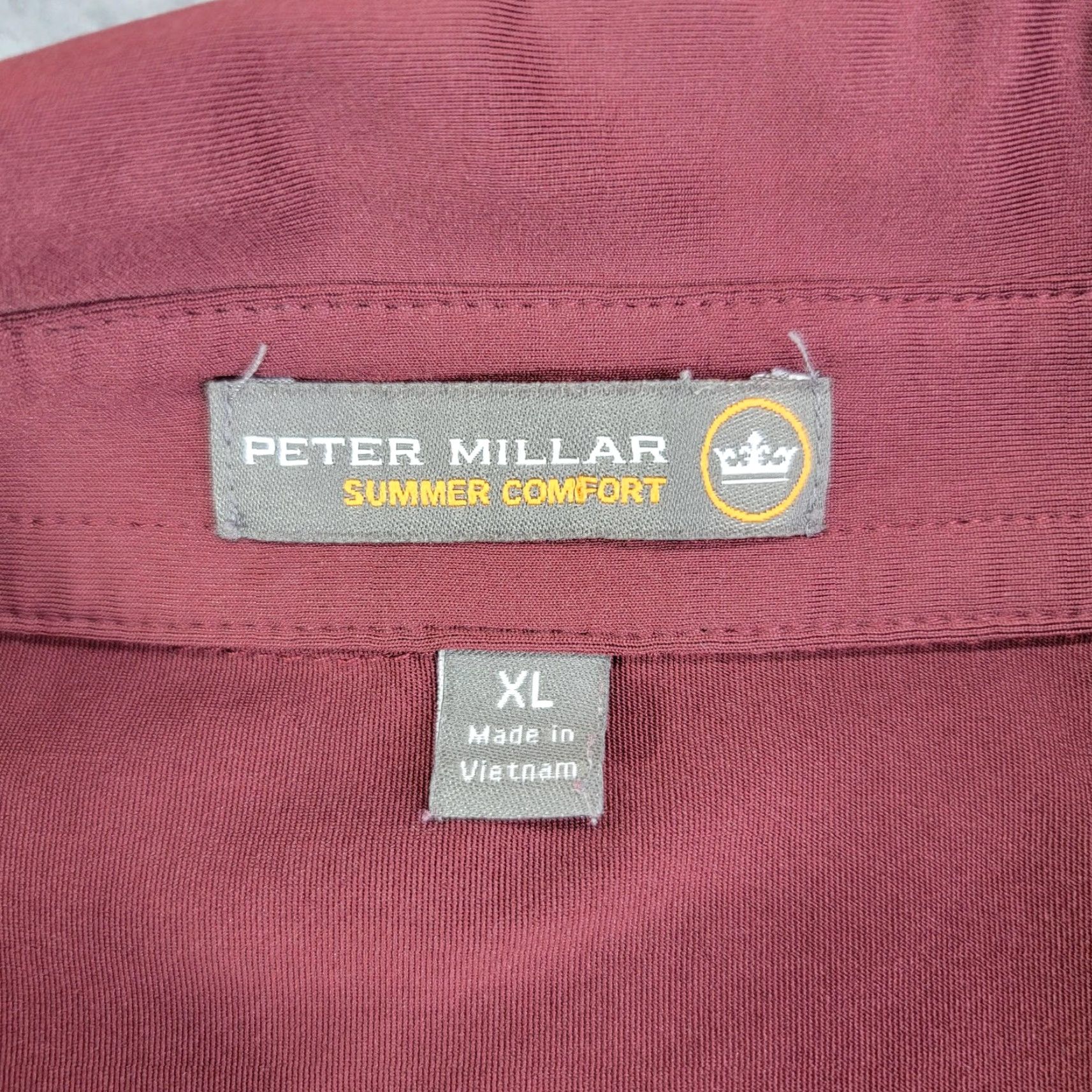 Peter Millar Peter Millar Polo Shirt Mens XL Red Summer Comfort Golf Short Sleeve Jersey Size US XL / EU 56 / 4 - 2 Thumbnail