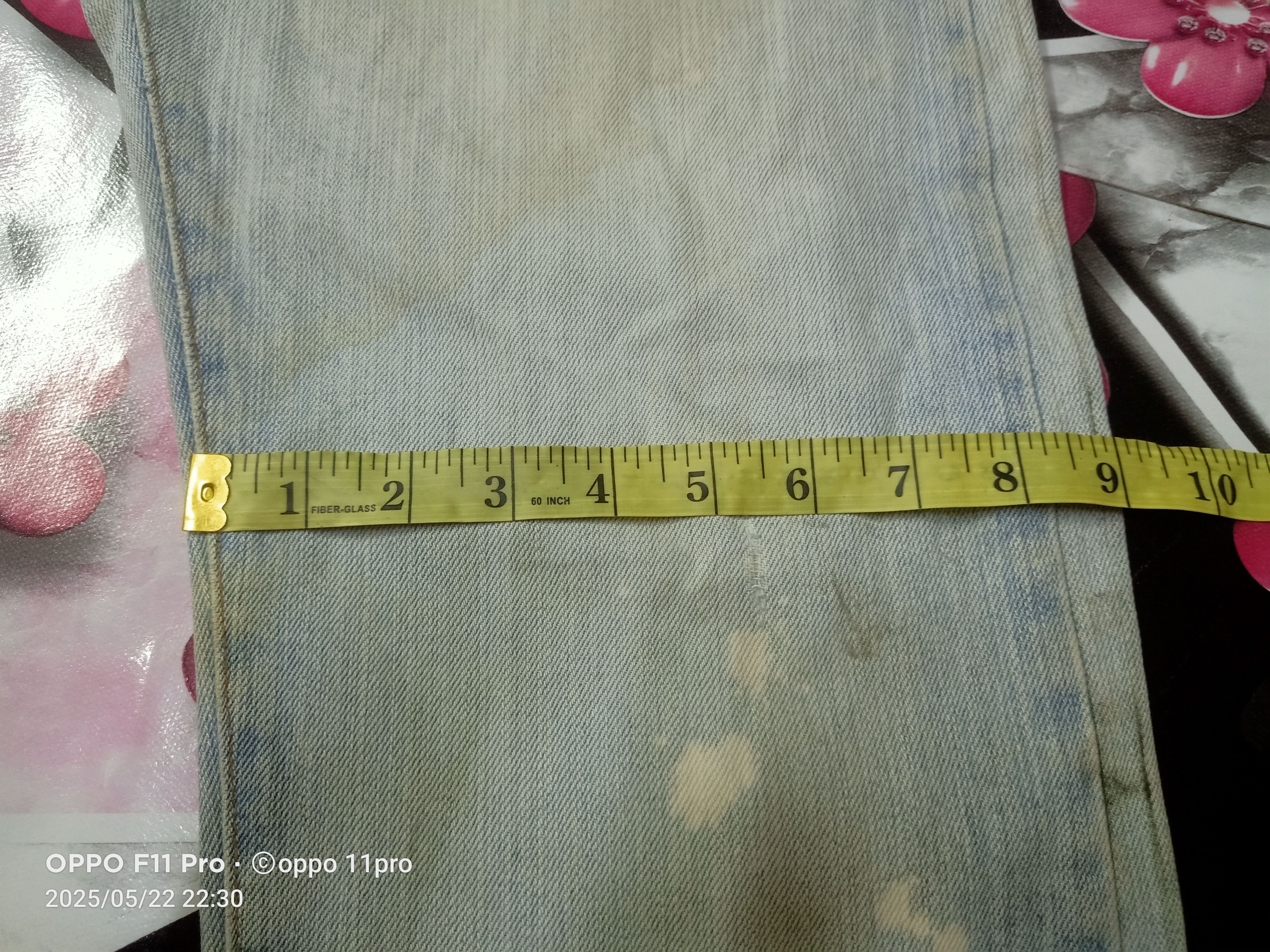 If Six Was Nine × Le Grande Bleu (L.G.B.) Unbrand Double Waist Denim Distressdenim Size US 32 / EU 48 - 14 Thumbnail