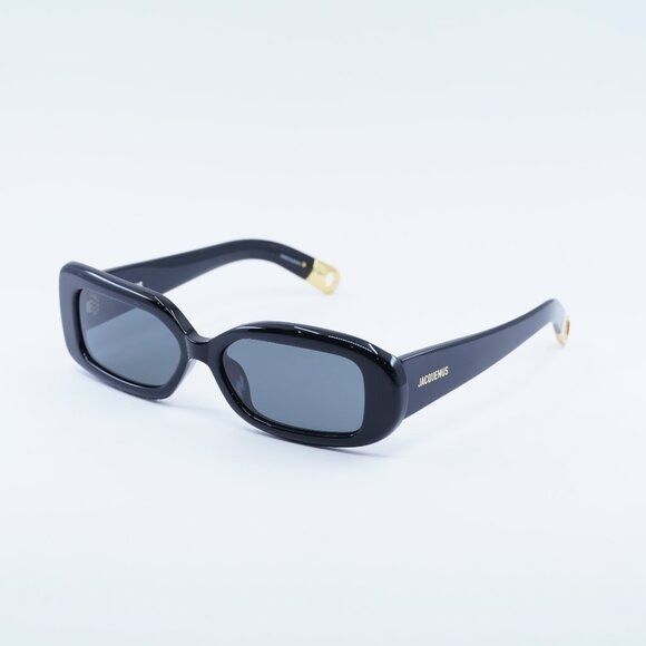 Jacquemus Jacquemus ROND CARRE JAC/11 C1 Sunglasses Black Rectangle Size ONE SIZE - 3 Thumbnail