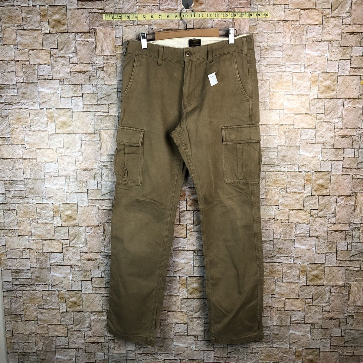 Japanese Brand Red Skins Brown utility Cargo Multipocket Pants #A650 Size US 31 - 1 Thumbnail