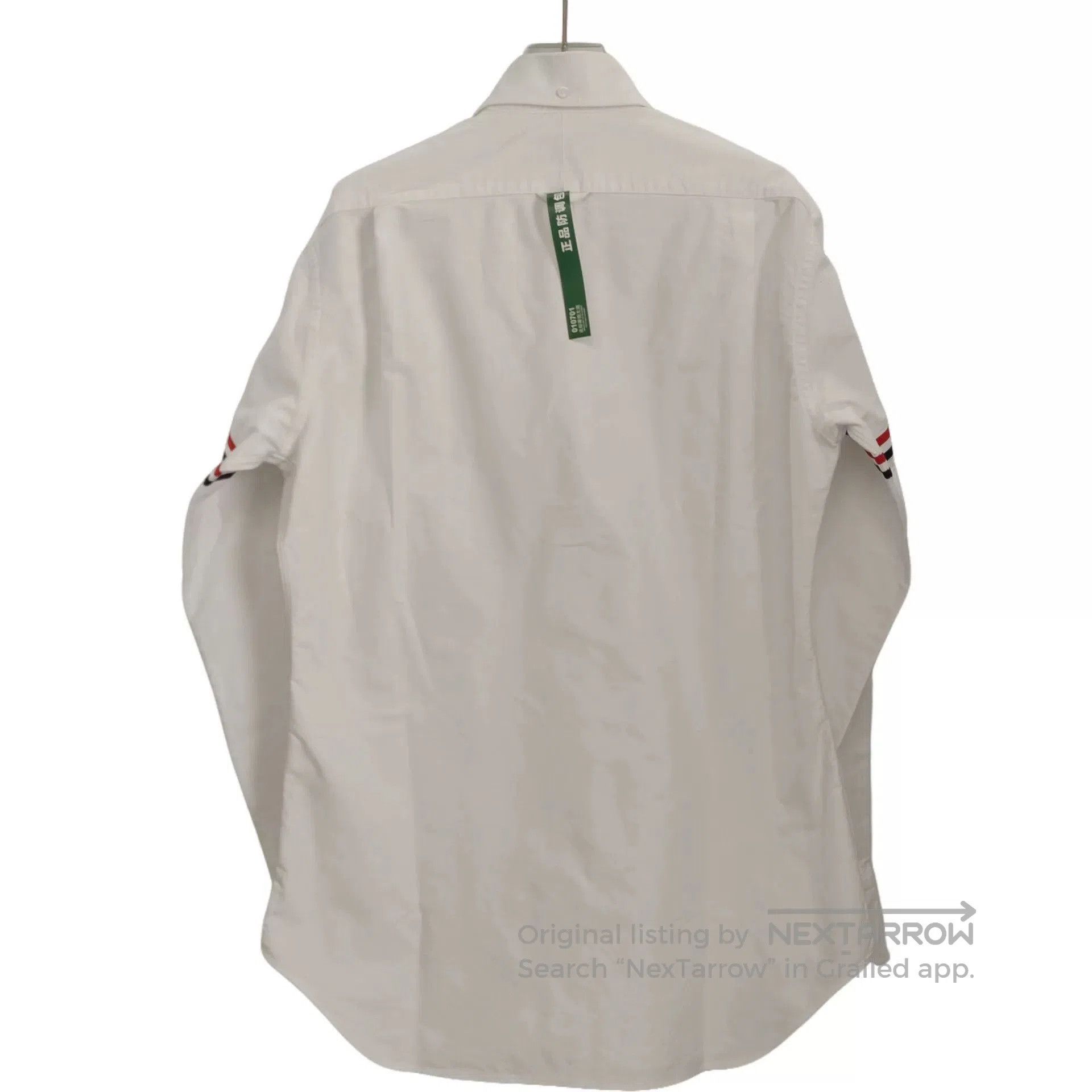 Thom Browne Thom Browne White Double-Sleeve Cotton Shirt. Size US L / EU 52-54 / 3 - 2 Thumbnail