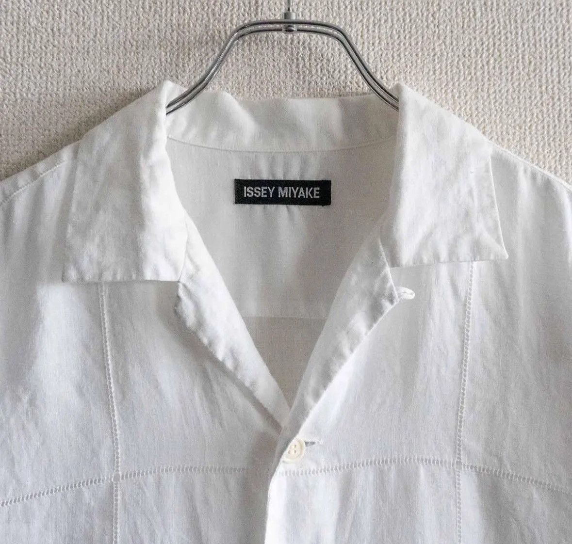 Issey Miyake ISSEY MIYAKE Linen Short-Sleeve Shirt Size US M / EU 48-50 / 2 - 2 Thumbnail