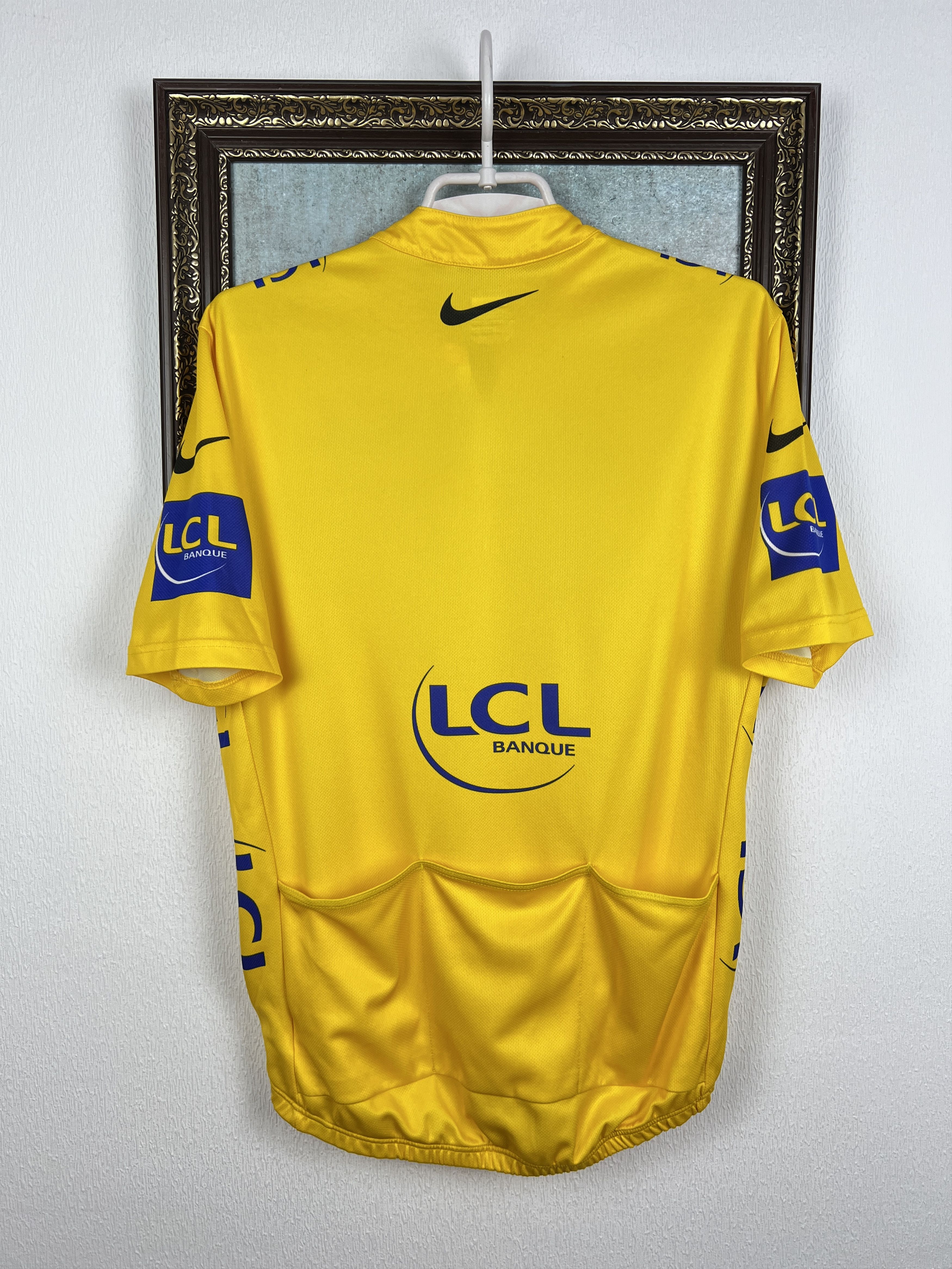 Nike LCL Banque Cycling Shirt Le Tour de France Jersey Rare Size US M / EU 48-50 / 2 - 9 Thumbnail