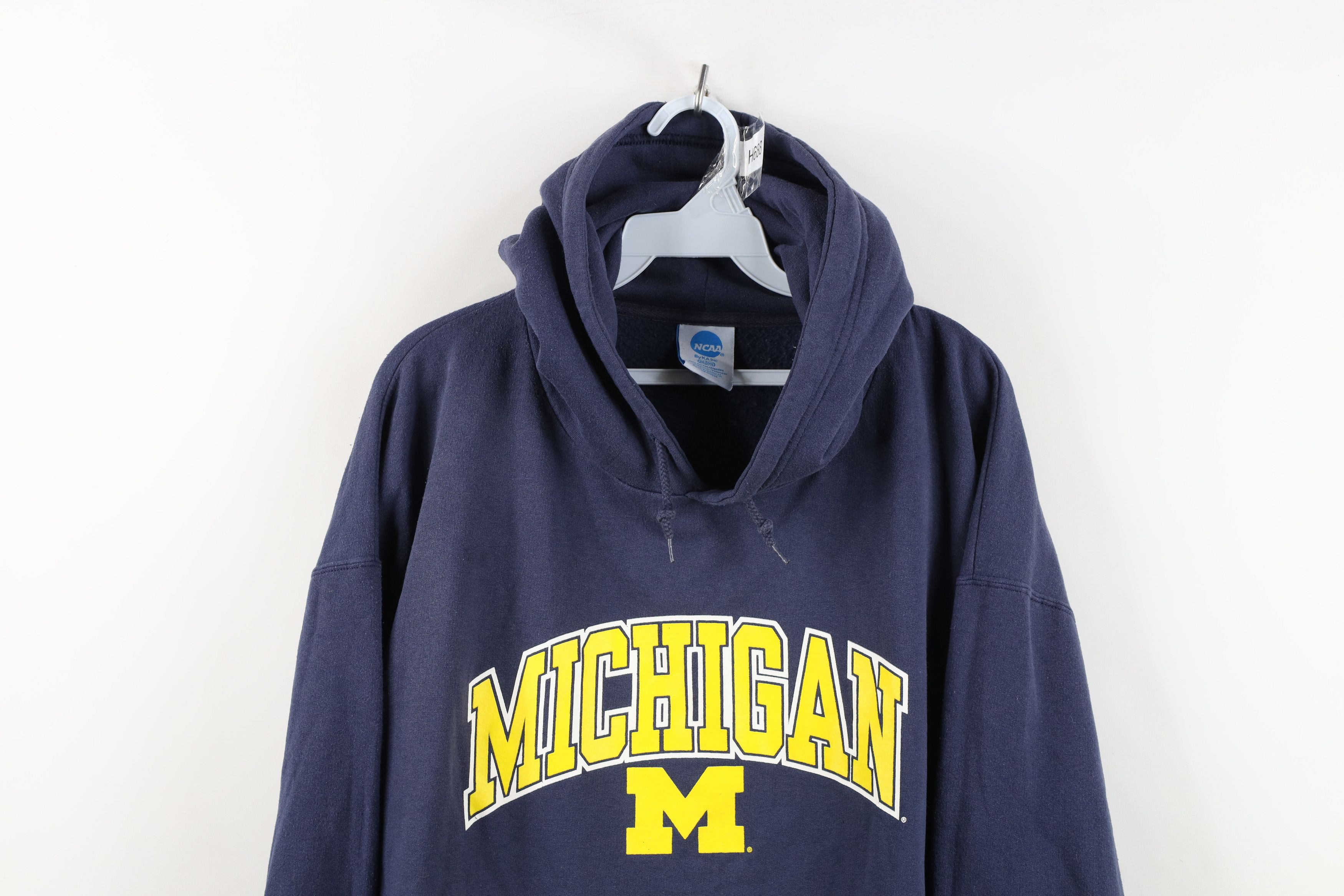 Vintage Vintage Spell Out University of Michigan Hoodie Sweatshirt Size US XXL / EU 58 / 5 - 2 Thumbnail