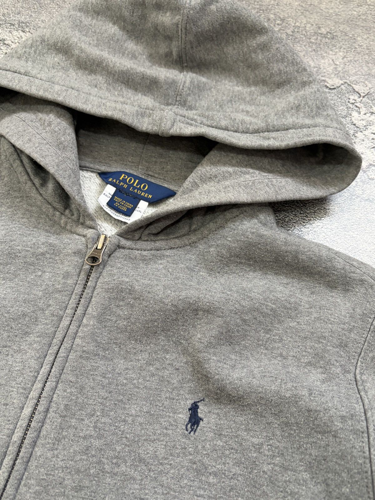 Polo Ralph Lauren Polo Ralph Lauren Grey Heather Pony Logo Zip Up Hoodie L Size US S / EU 44-46 / 1 - 9 Thumbnail