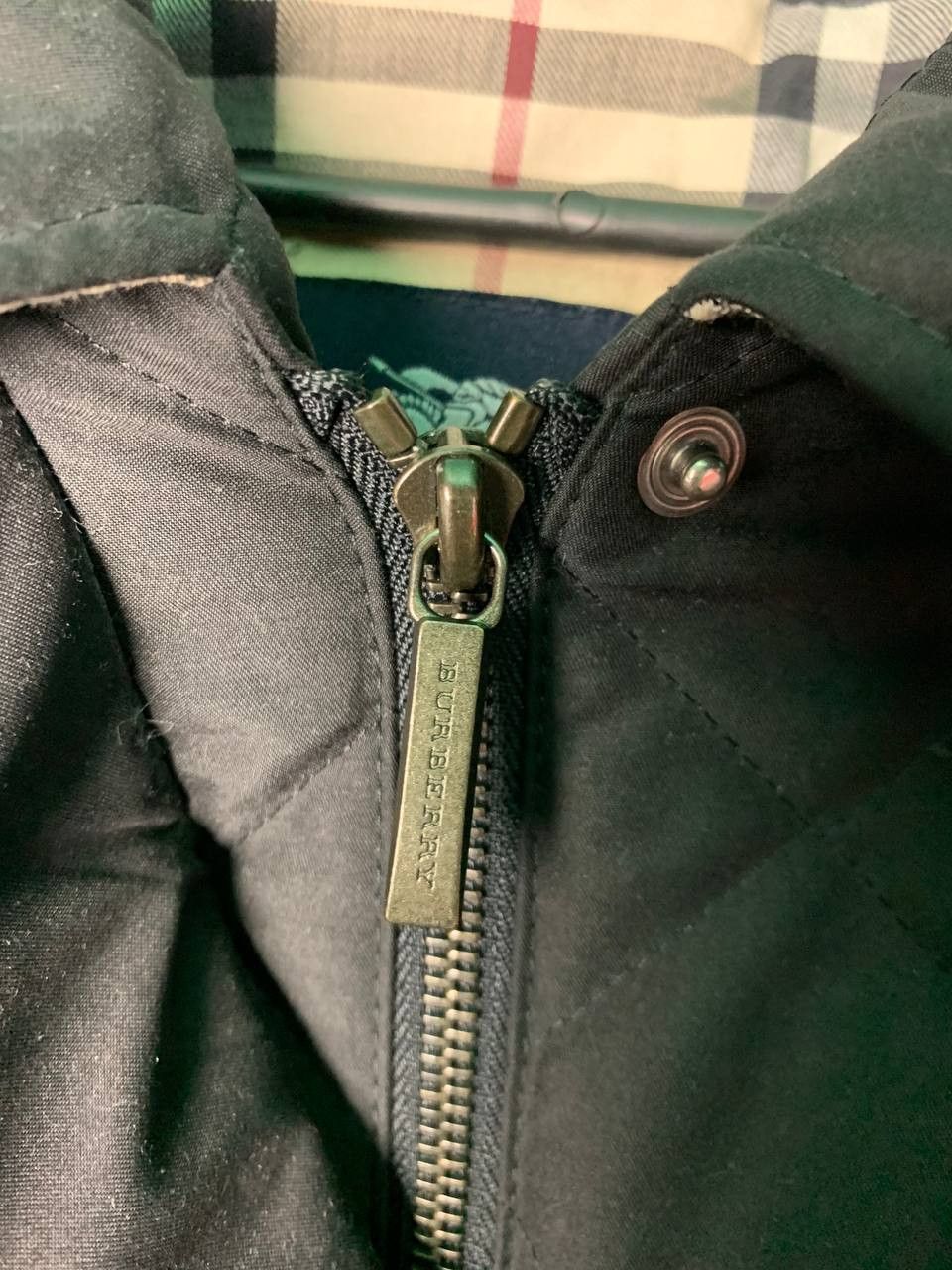 Burberry Vintage Y2K designer luxury Burberry Quilted Jacket Sz 38 Size XS / US 0-2 / IT 36-38 - 4 Thumbnail
