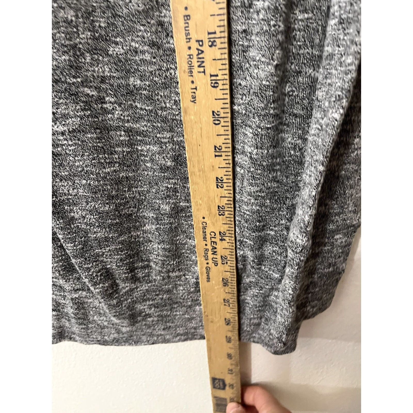 Juicy Couture Juicy Couture Shirt Knit Pullover Long Sleeve Knot Front Heathered Gray M Womens Size M / US 6-8 / IT 42-44 - 4 Thumbnail