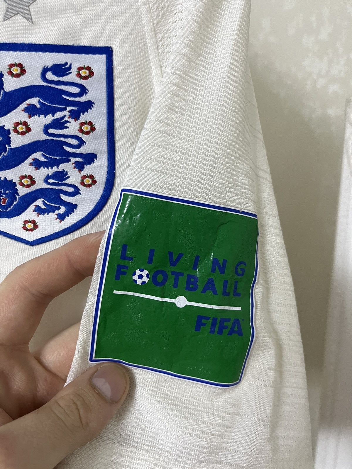 Vintage England 2018 #3 Smithy Soccer Blokecore Jersey Size US L / EU 52-54 / 3 - 7 Thumbnail