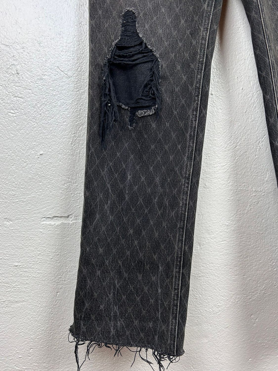 Alexander Wang Alexander Wang Grey Cult Net Straight Let Five Pocket Jeans Size 28" / US 6 / IT 42 - 4 Thumbnail