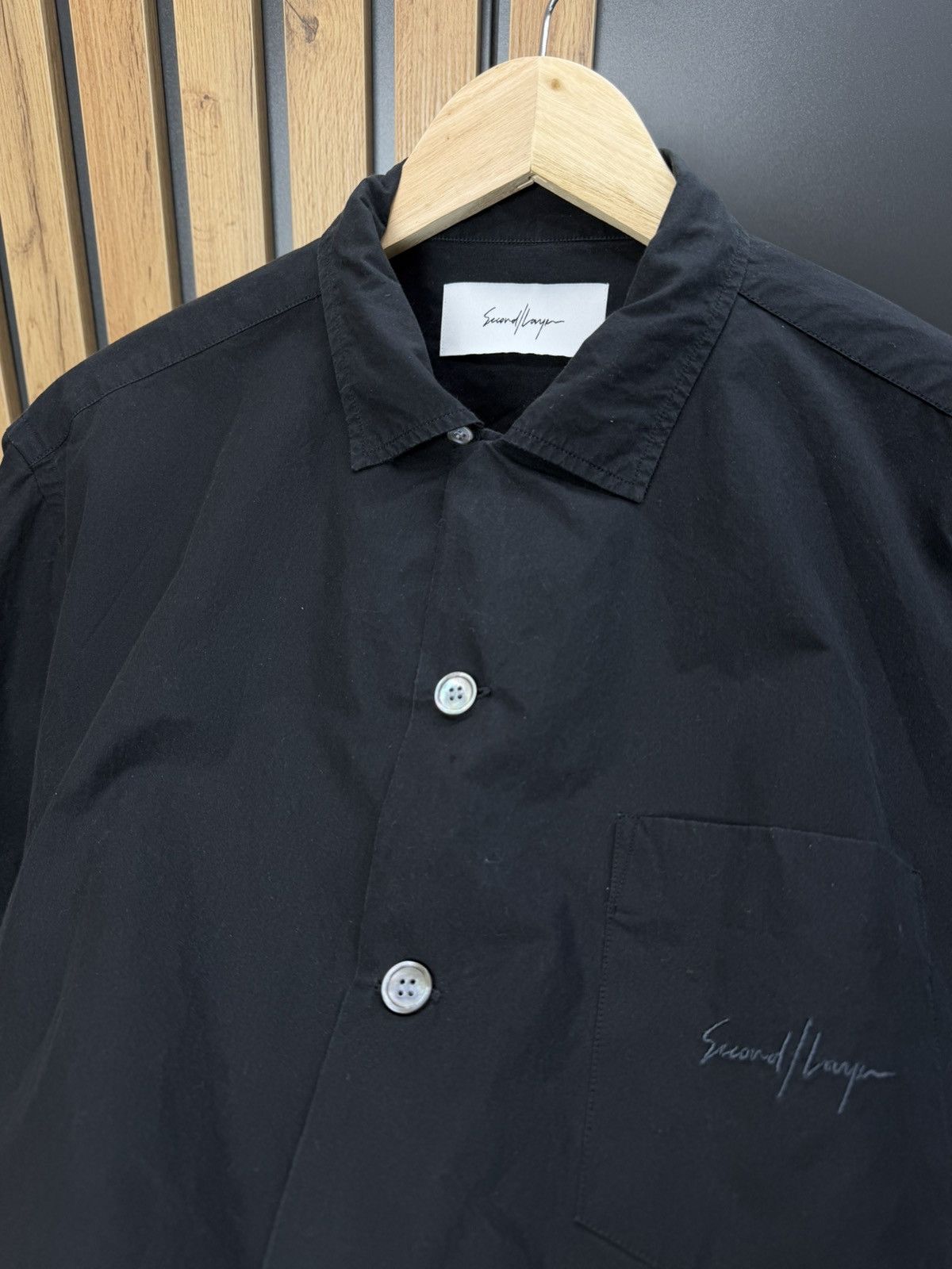 Second/Layer Second/Layer Black Short Sleeve Shirt Size XL Size US XL / EU 56 / 4 - 7 Thumbnail