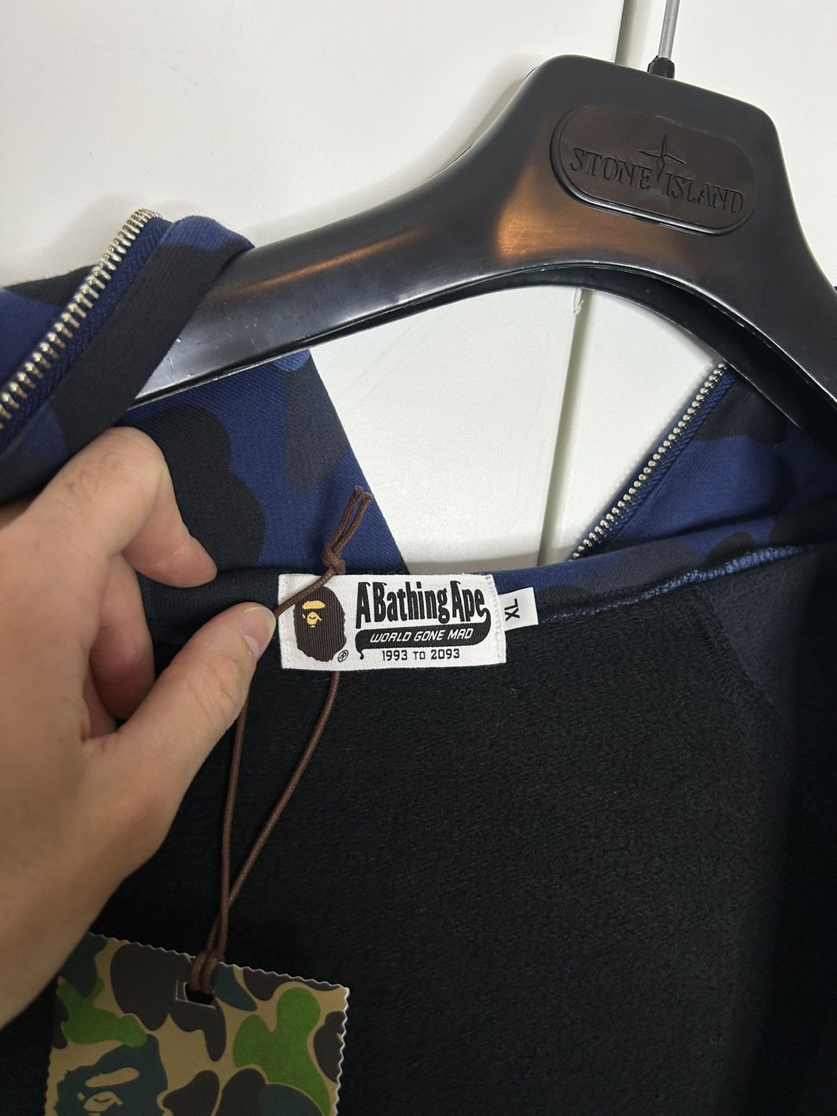 Bape BAPE hoodie Size US XL / EU 56 / 4 - 2 Thumbnail