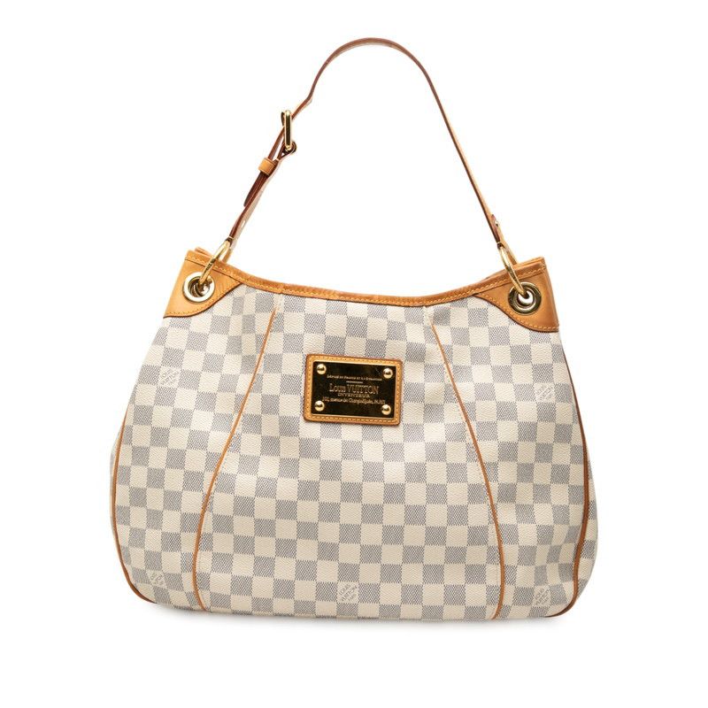 Louis Vuitton Louis Vuitton Galliera PM Damier Azur Shoulder Bag Textile Shoulder Bag N55215 DUTY FREE for USA
