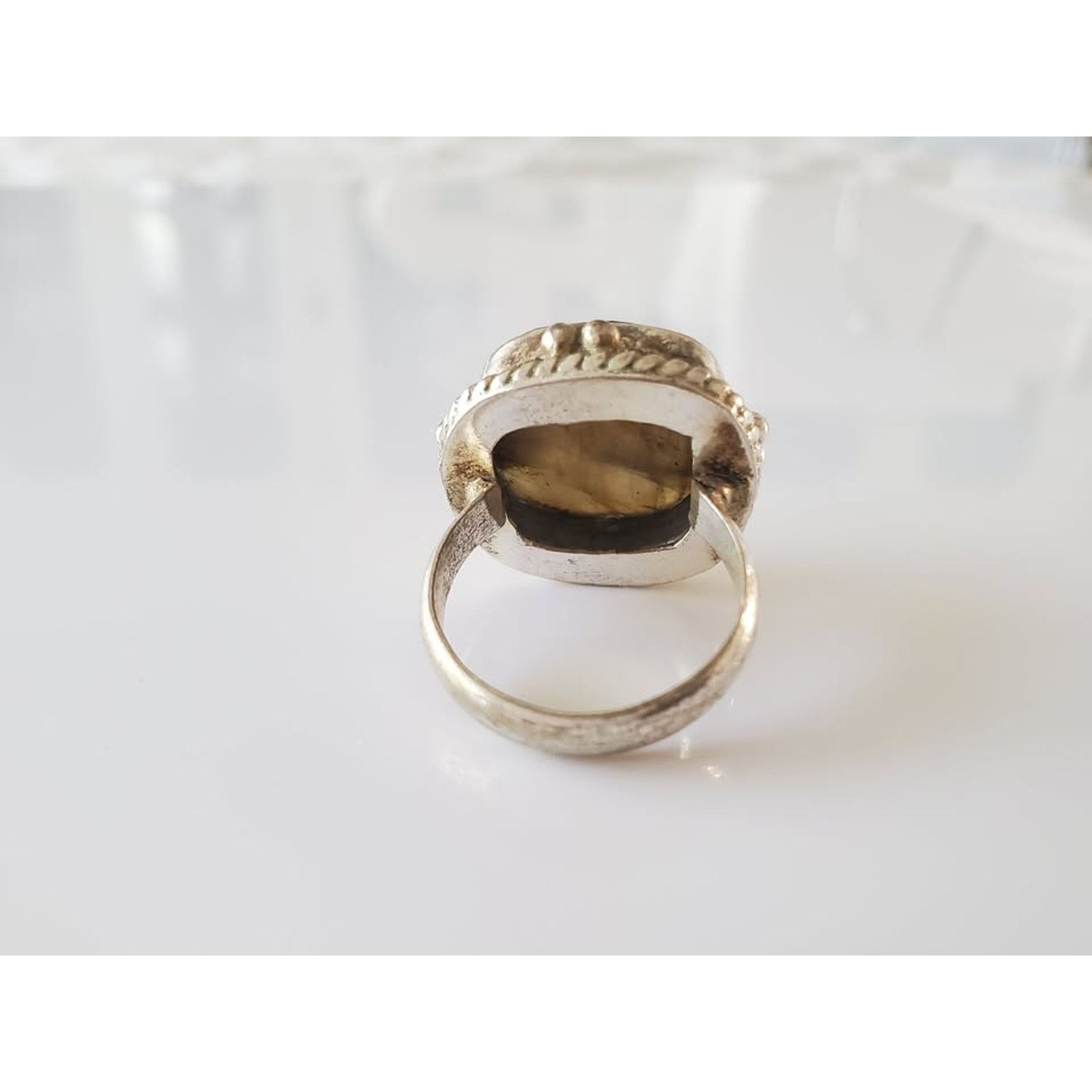 Other Vintage Labrodite Sterling Silver Ring Size ONE SIZE - 5 Thumbnail