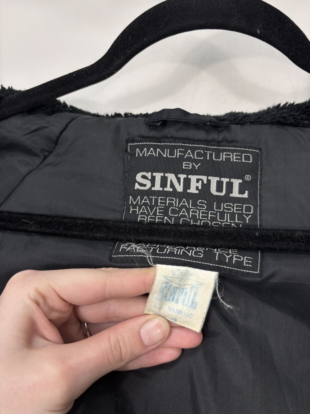 Other Vintage Sinful Y2K Rare Black N-2B Flight Bomber Jacket Size US M / EU 48-50 / 2 - 17 Thumbnail