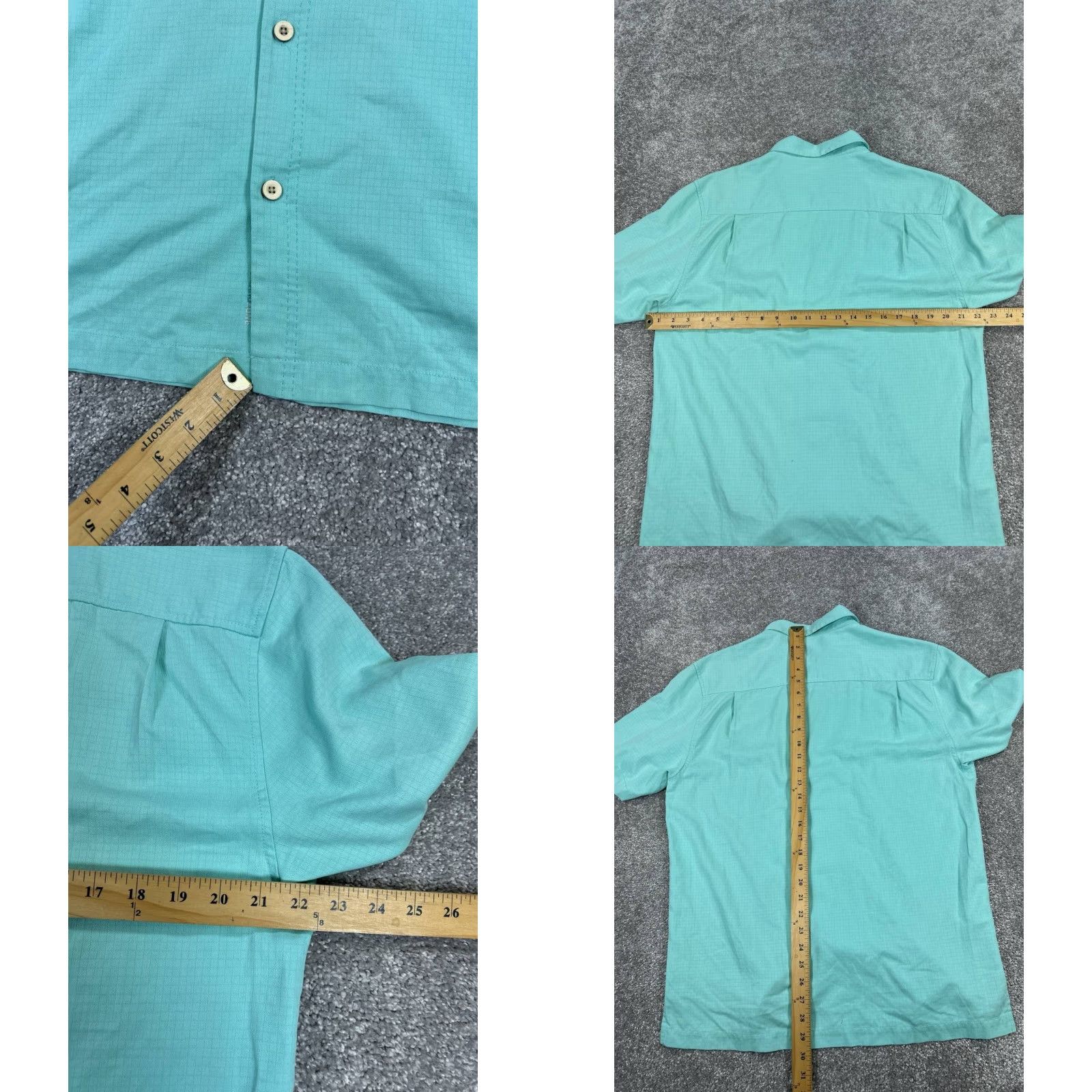 Tommy Bahama Tommy Bahama Shirt Mens Medium Blue Silk Button-Up Shirt Size US M / EU 48-50 / 2 - 8 Thumbnail