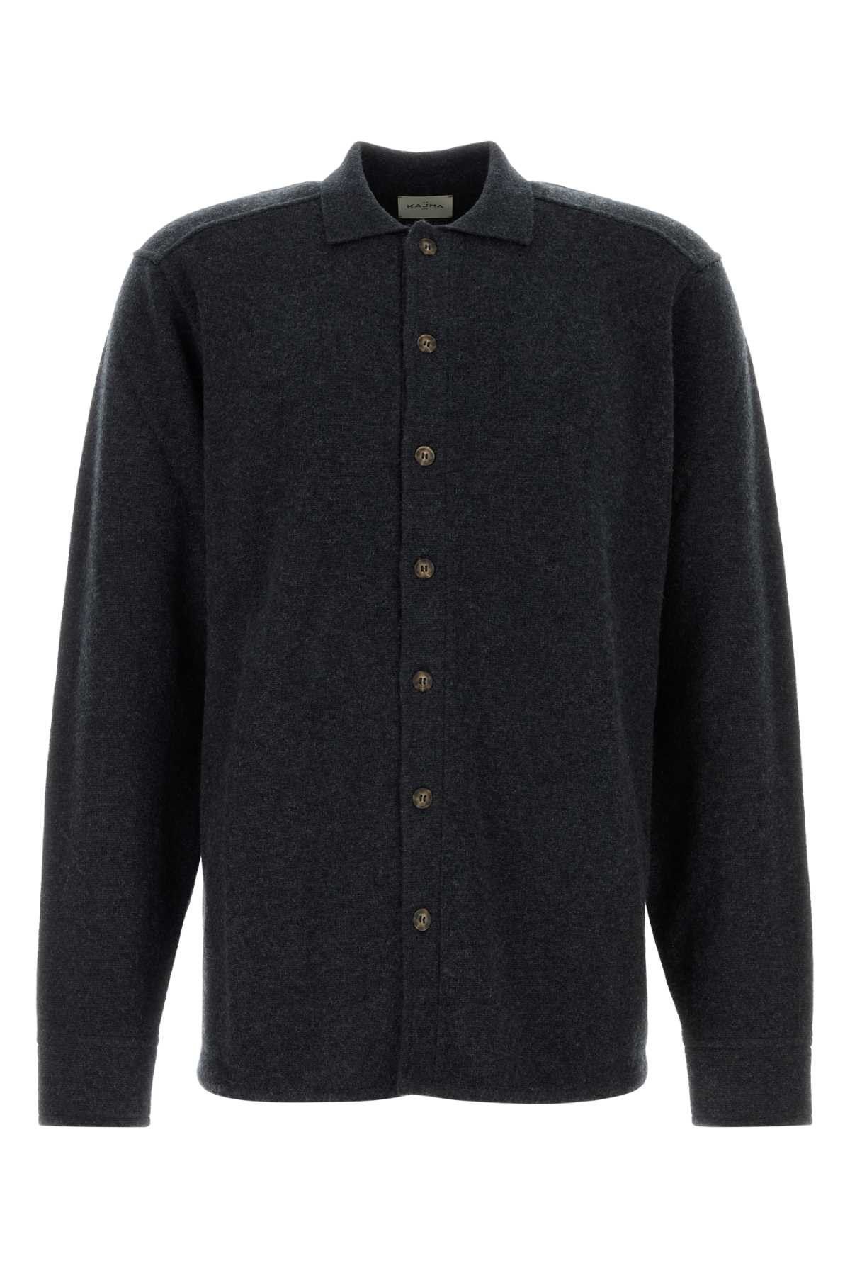 Other Midnight Blue Cashmere Minsk Shirt Size US M / EU 48-50 / 2 - 1 Thumbnail