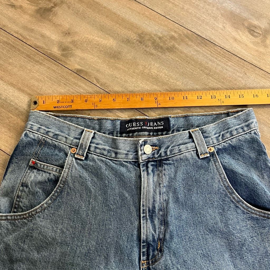 Guess Vintage Guess Light Blue Denim Jeans Men 31x26 Size US 31 - 5 Thumbnail