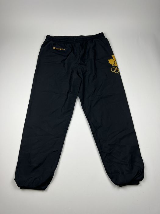 Champion Joggers 90s Vintage Baggy Track Pants Adjustable Waist Navy Size  Small -  Canada