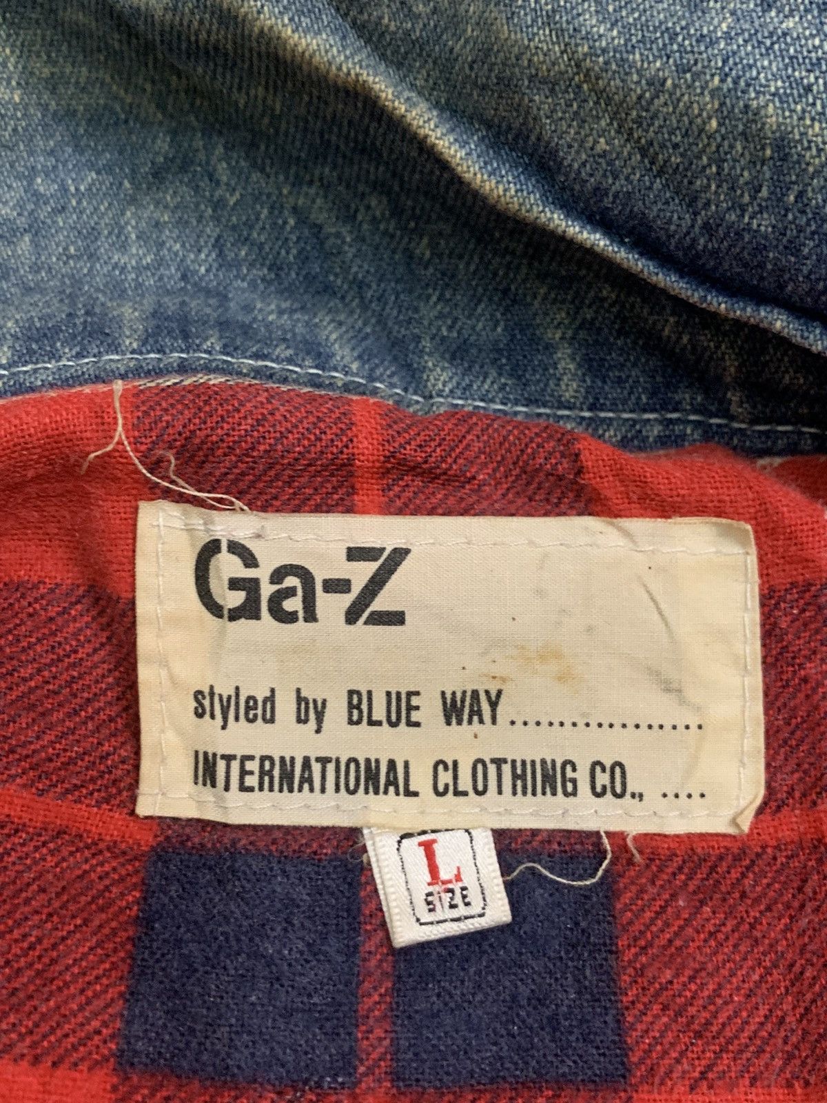 Japanese Brand Rare Design Vintage Device Casual Ga-Z Denim Jacket Size US L / EU 52-54 / 3 - 4 Thumbnail