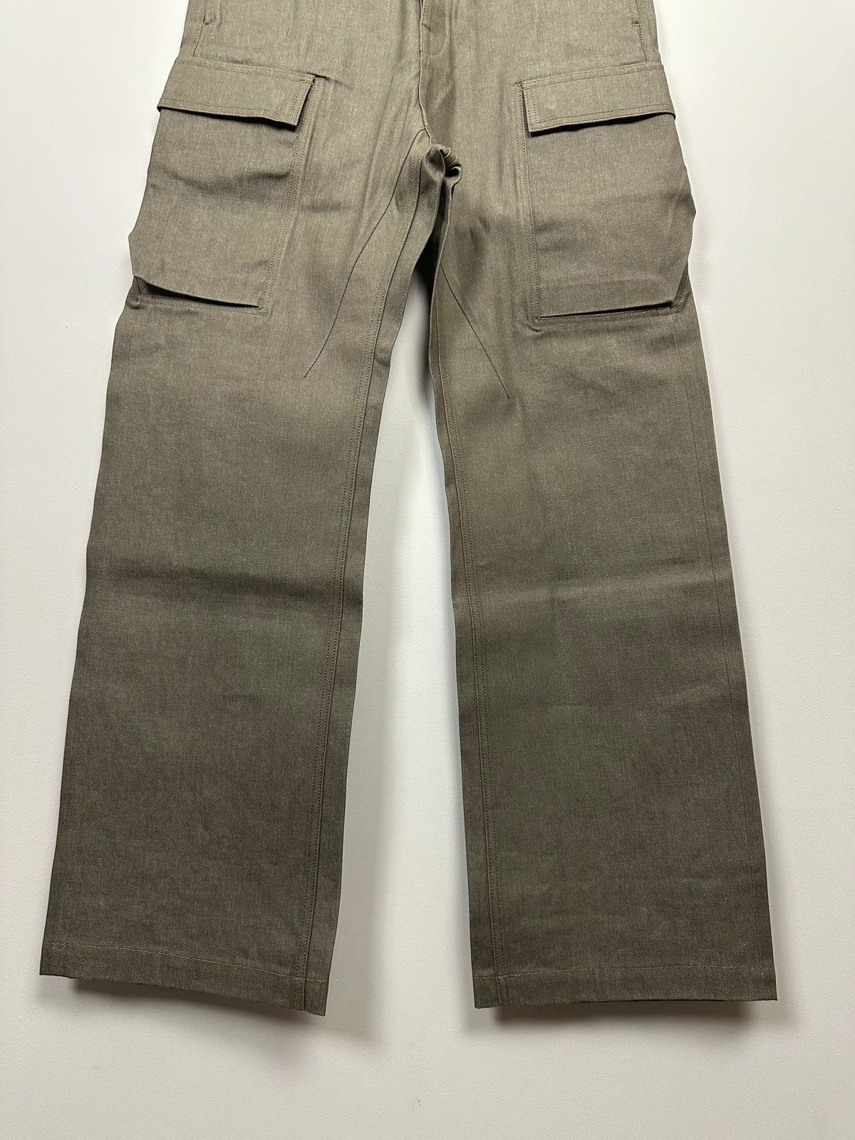 Rick Owens DRKSHDW Sage Cargo Geth Denim Size US 33 - 3 Thumbnail