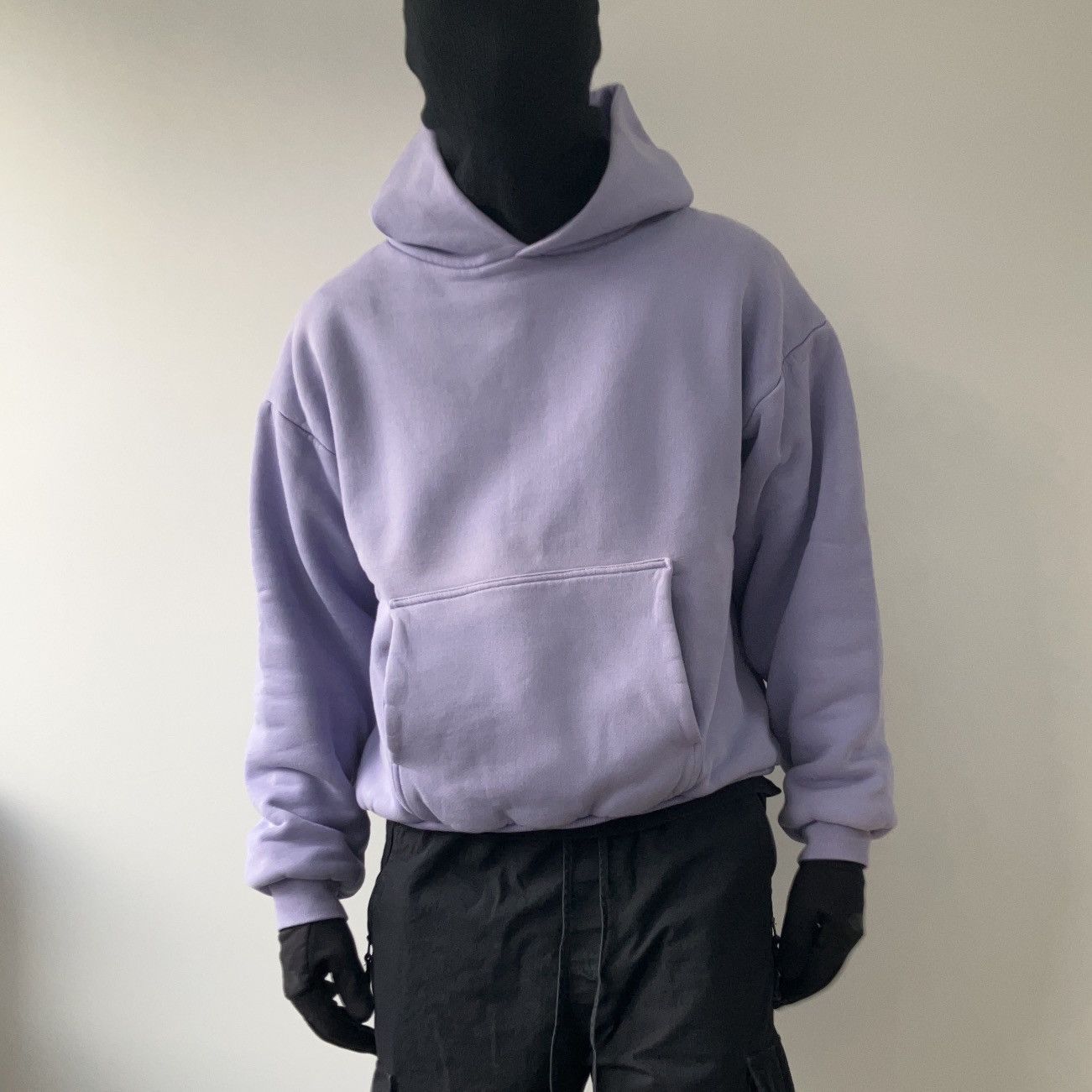 Kanye West Kanye 2020 Vision Double Layered Hoodie Purple Men's