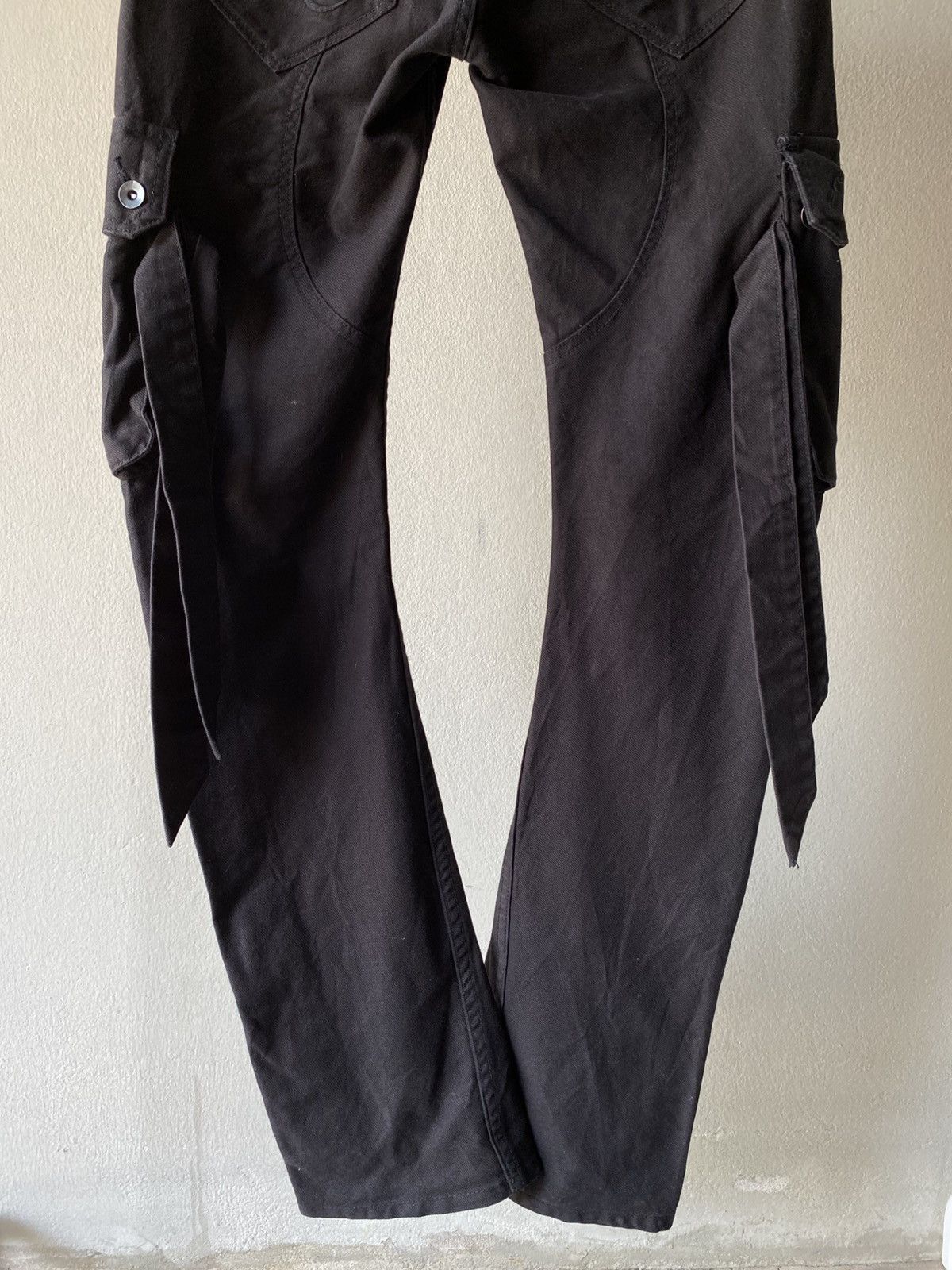CIVARIZE CIVARIZE Y2K Punk Black Utility Cargo Pants Size US 32 / EU 48 - 3 Thumbnail