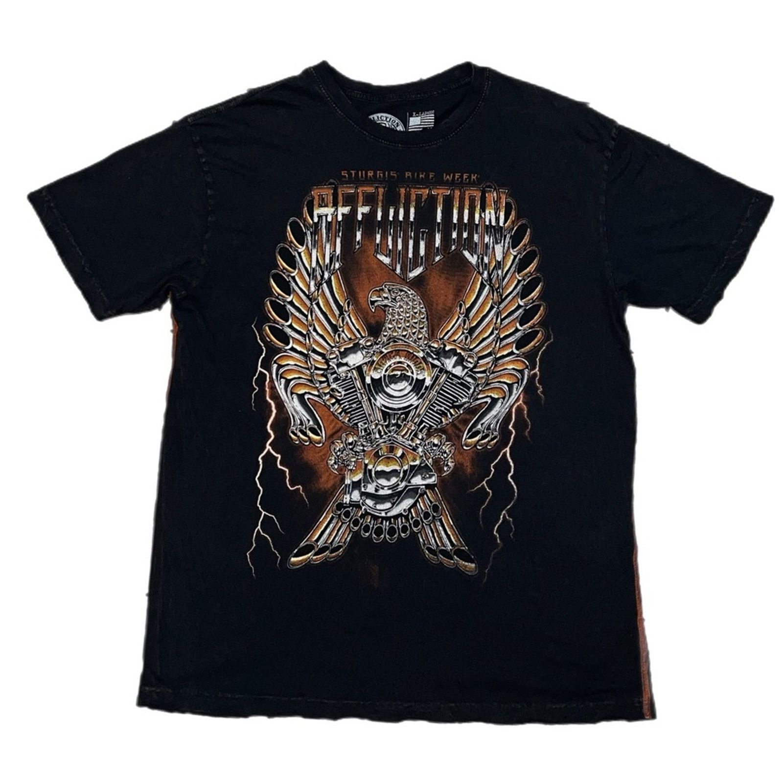 Affliction Affliction Sturgis Black Hills Rally Biker Graphic Tee Size US XL / EU 56 / 4 - 1 Thumbnail