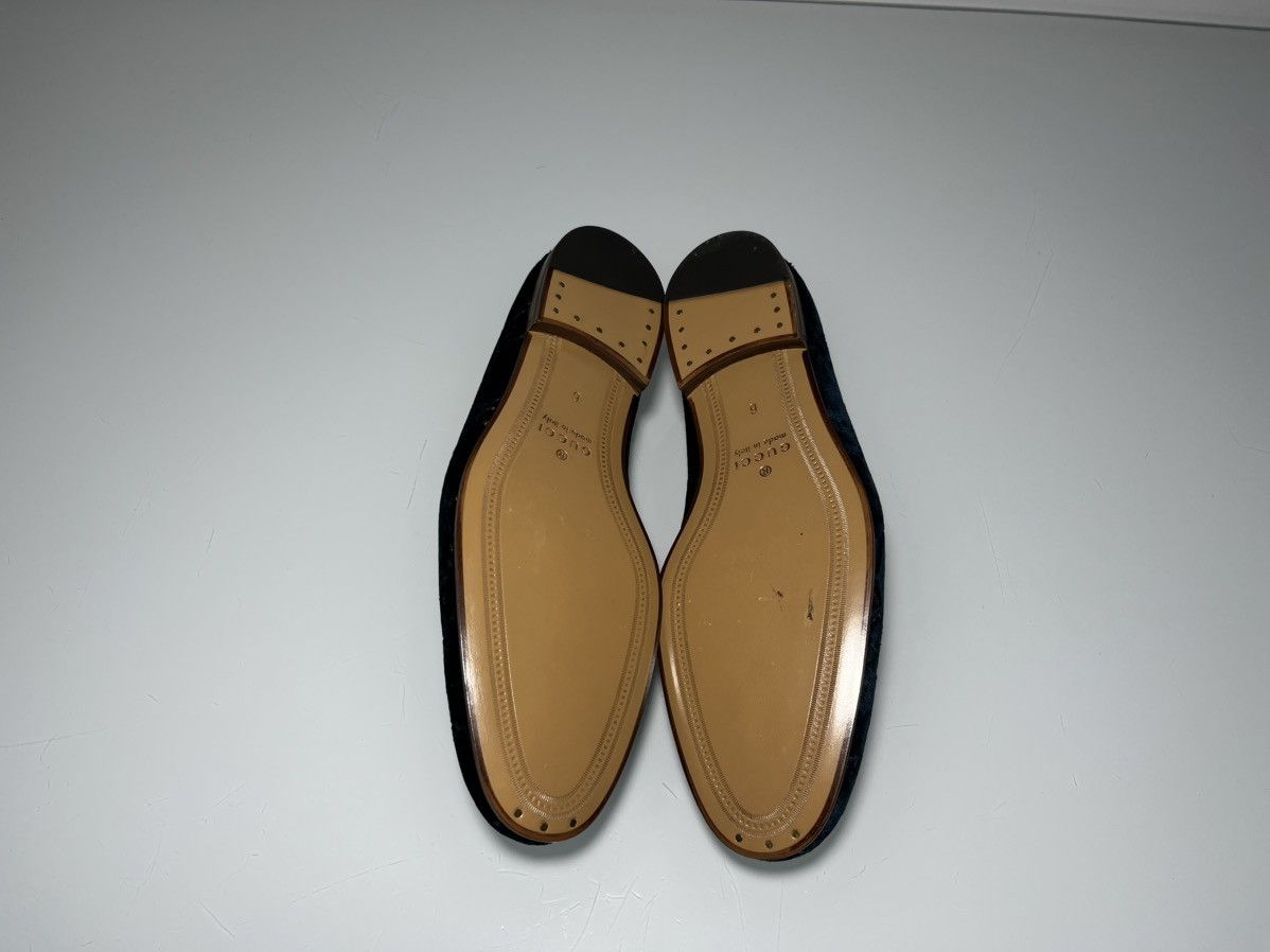 Gucci GUCCI Jordaan Loafers Velvet Flat Size US 6 / EU 39 - 5 Thumbnail