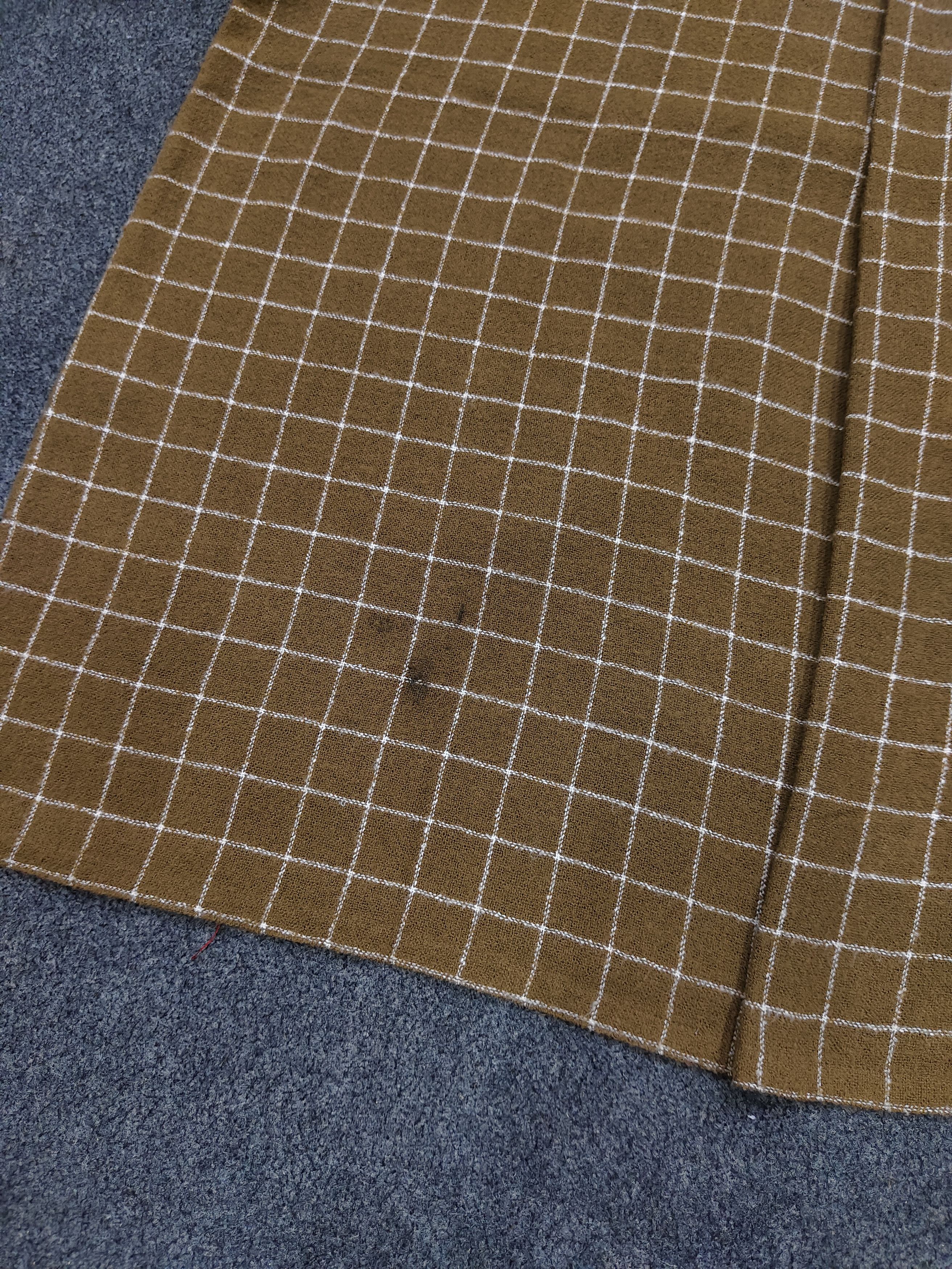 Issey Miyake 80s Issey Sport- Archived Plaid Stand Collar Wool Shirt Size US M / EU 48-50 / 2 - 5 Thumbnail