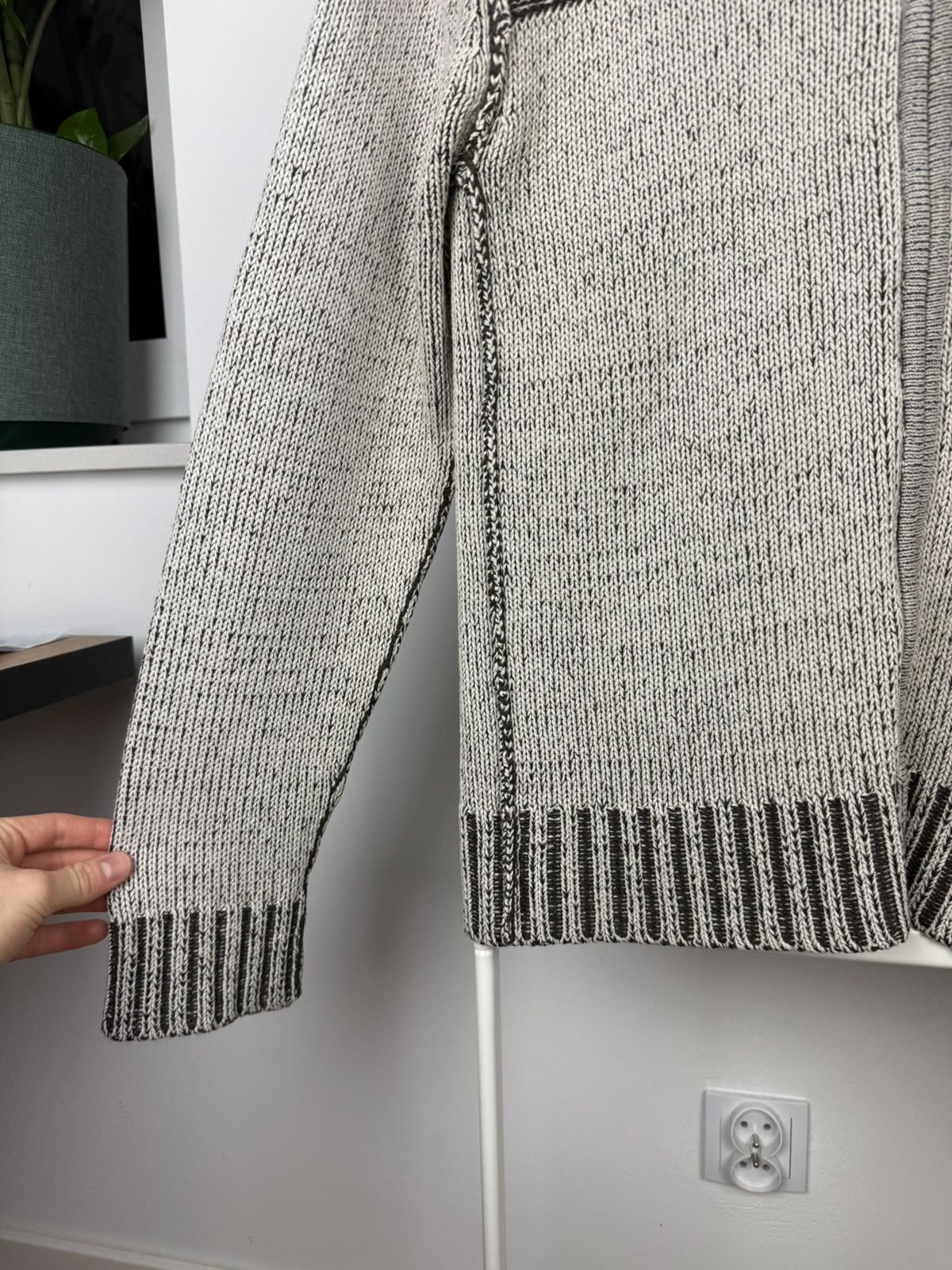 Japanese Brand Avant Garde Japan knit zip sweater Size US L / EU 52-54 / 3 - 4 Thumbnail