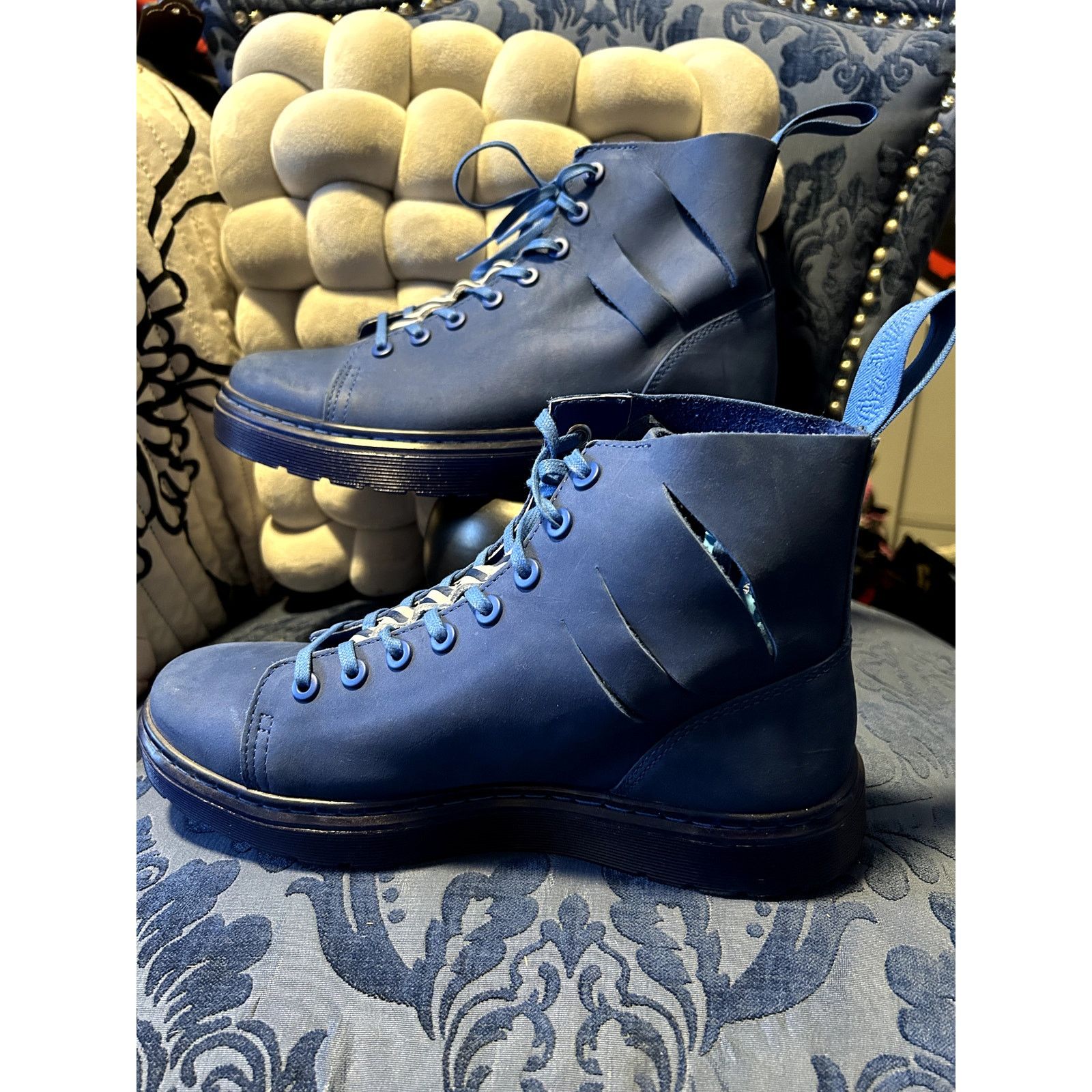 Dr. Martens Very Rare! Dr Martens x OffWhite Talib Blue size 8.5/EU 40 Size US 8.5 / IT 38.5 - 2 Thumbnail