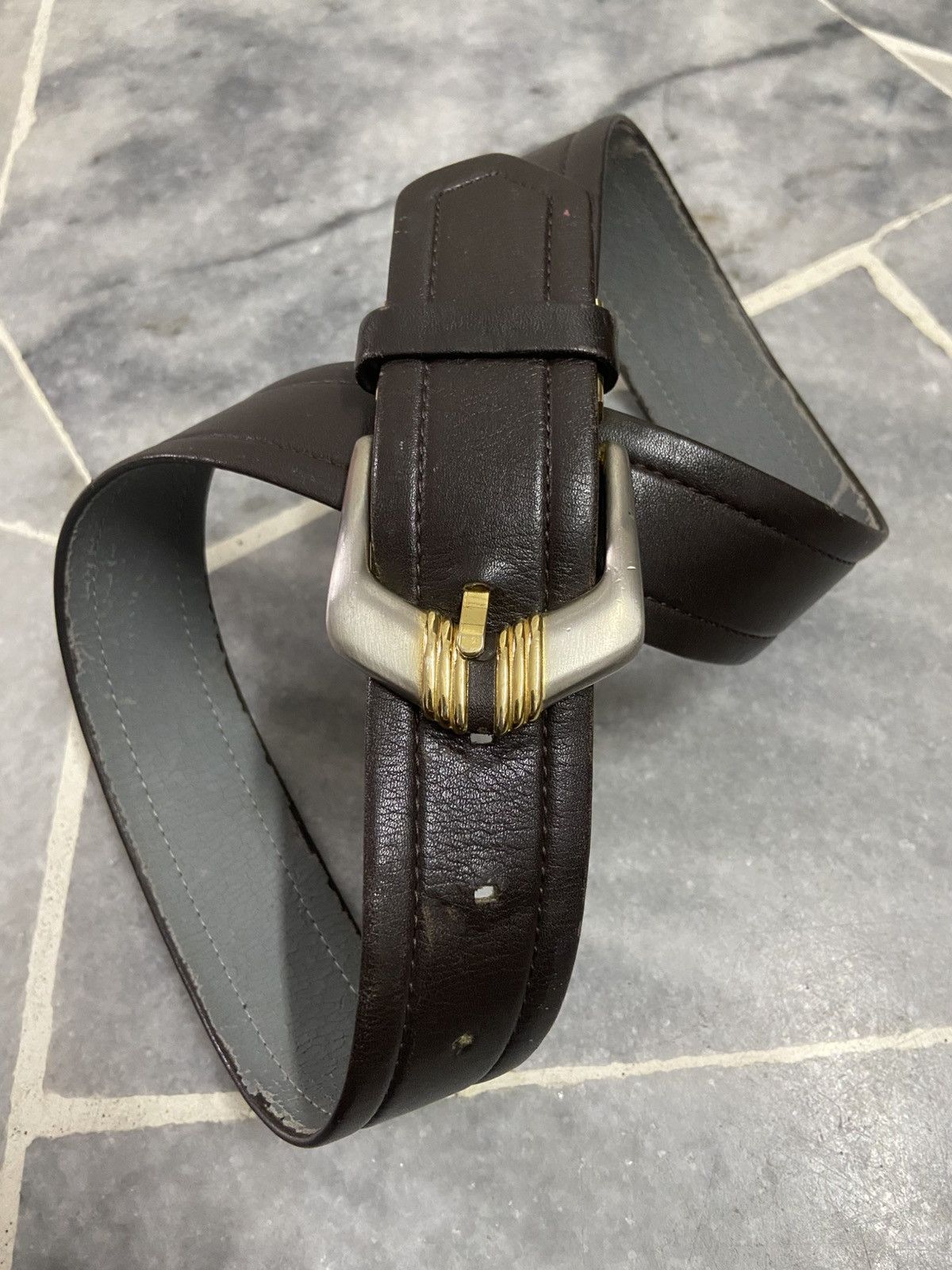 Dior Christian Dior Leather Belt Size ONE SIZE - 4 Thumbnail