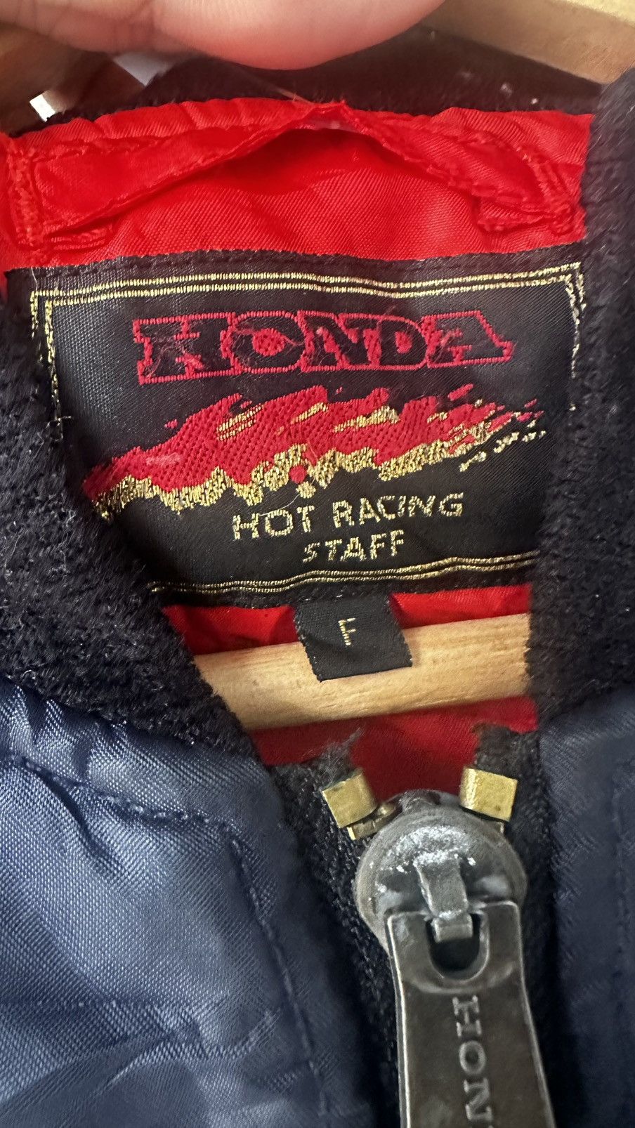 Honda Vintage 80’s Honda Racing Red Wings staff bomber jacket Size US XL / EU 56 / 4 - 3 Thumbnail