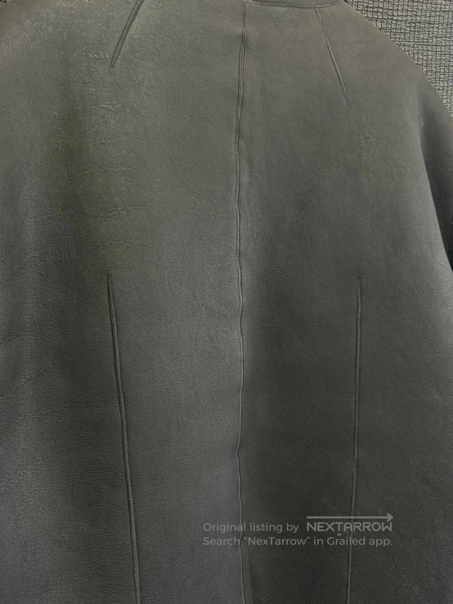 Rick Owens rick owens leather jacket with shearling collar. Size US M / EU 48-50 / 2 - 6 Thumbnail