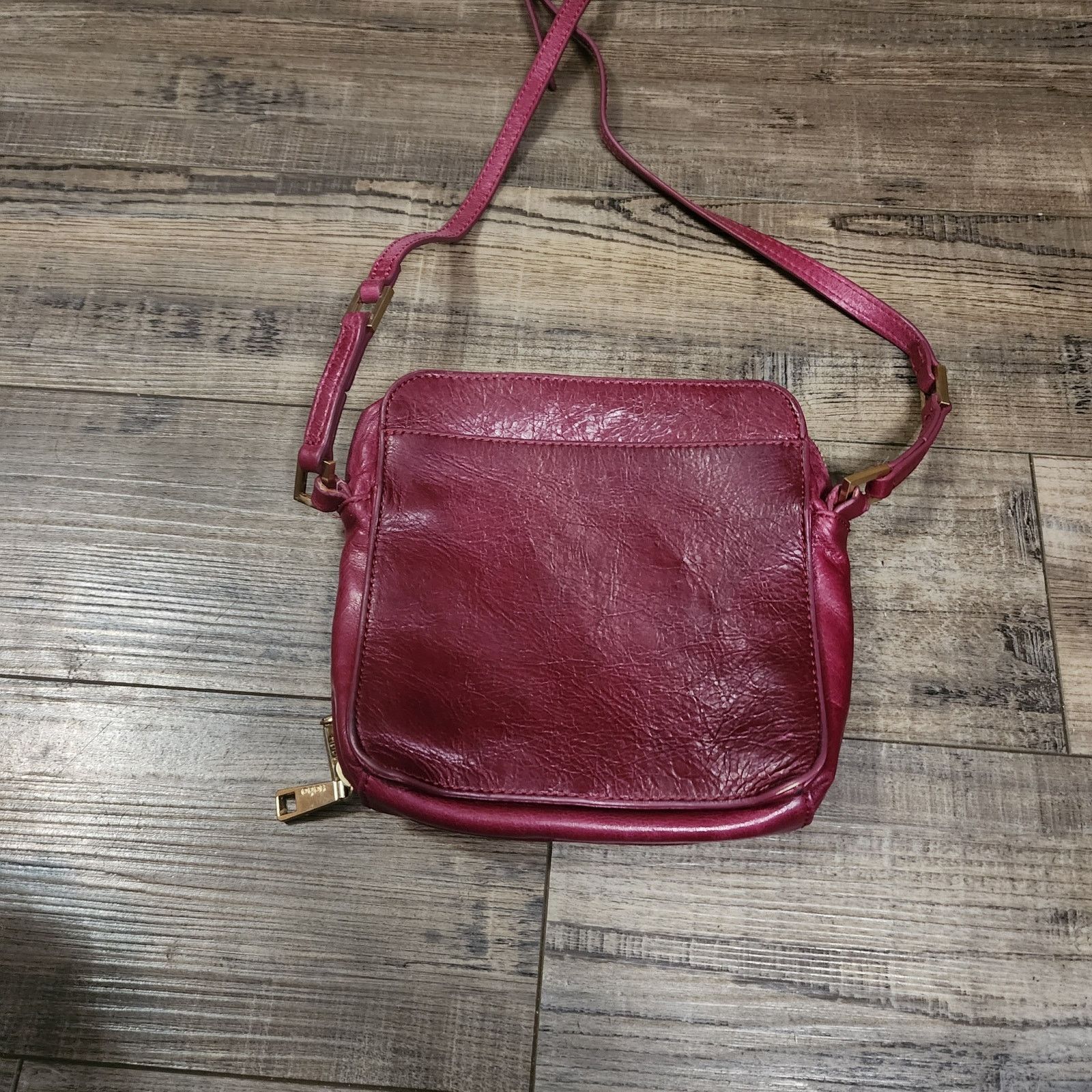 Hobo Hobo crossbody bag small square Maroon beautiful interior E Size ONE SIZE - 5 Thumbnail