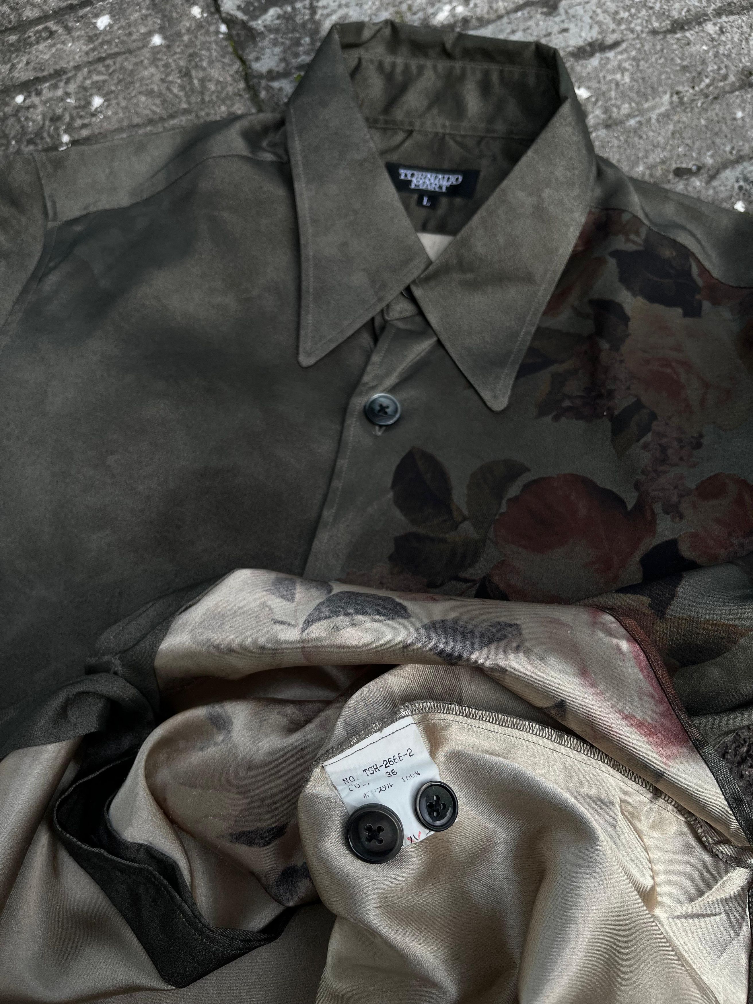 Tornado Mart Vintage Tornado Mart Button Ups Floral Shirt Size US L / EU 52-54 / 3 - 6 Thumbnail