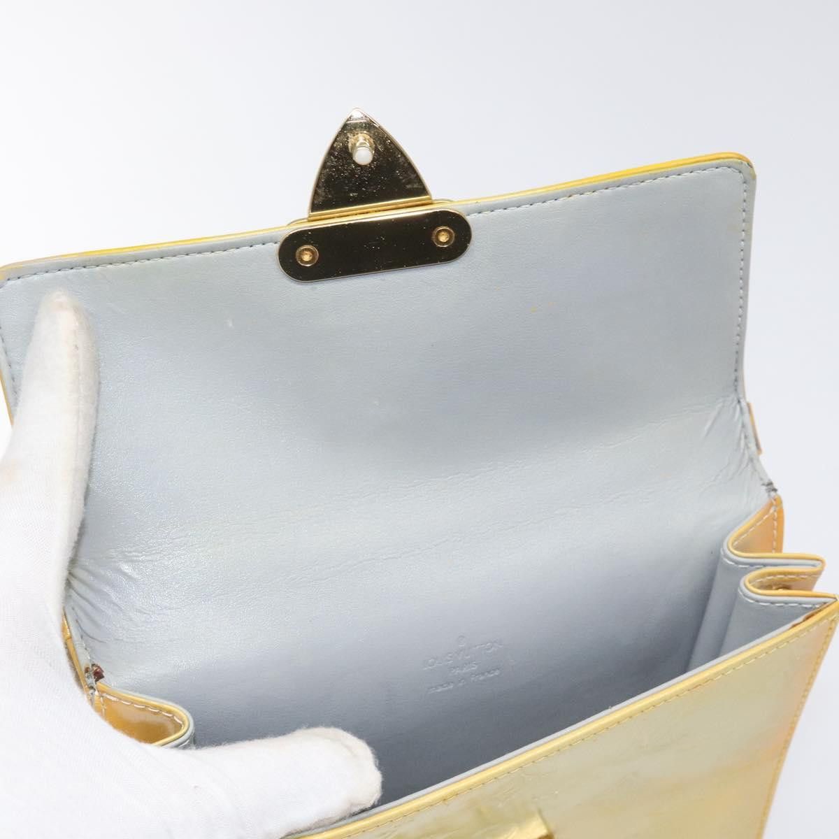 Louis Vuitton LOUIS VUITTON Monogram Vernis Spring Street Hand Bag Gris Size ONE SIZE - 10 Thumbnail