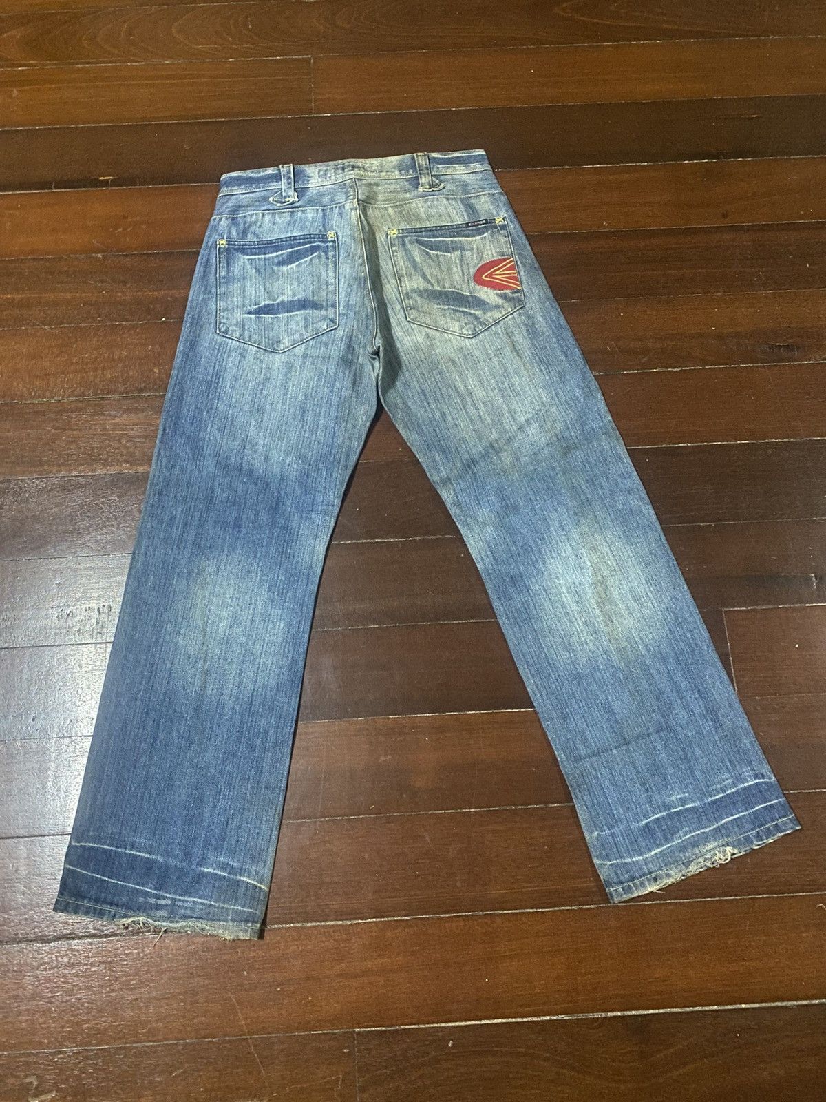 Energie Rare vintage y2k Energie mud wash faded jeans baggy wide Size US 34 / EU 50 - 1 Thumbnail