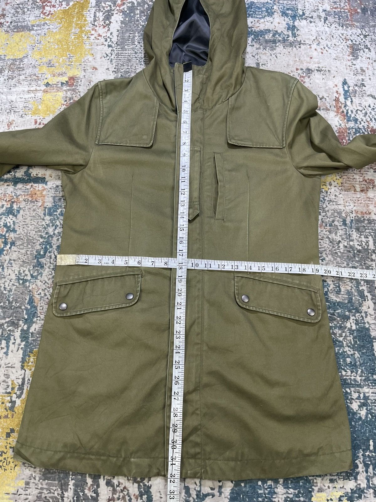Katharine Hamnett London Katharine Hamnett Military Hooded Field Jacket Size US M / EU 48-50 / 2 - 9 Thumbnail
