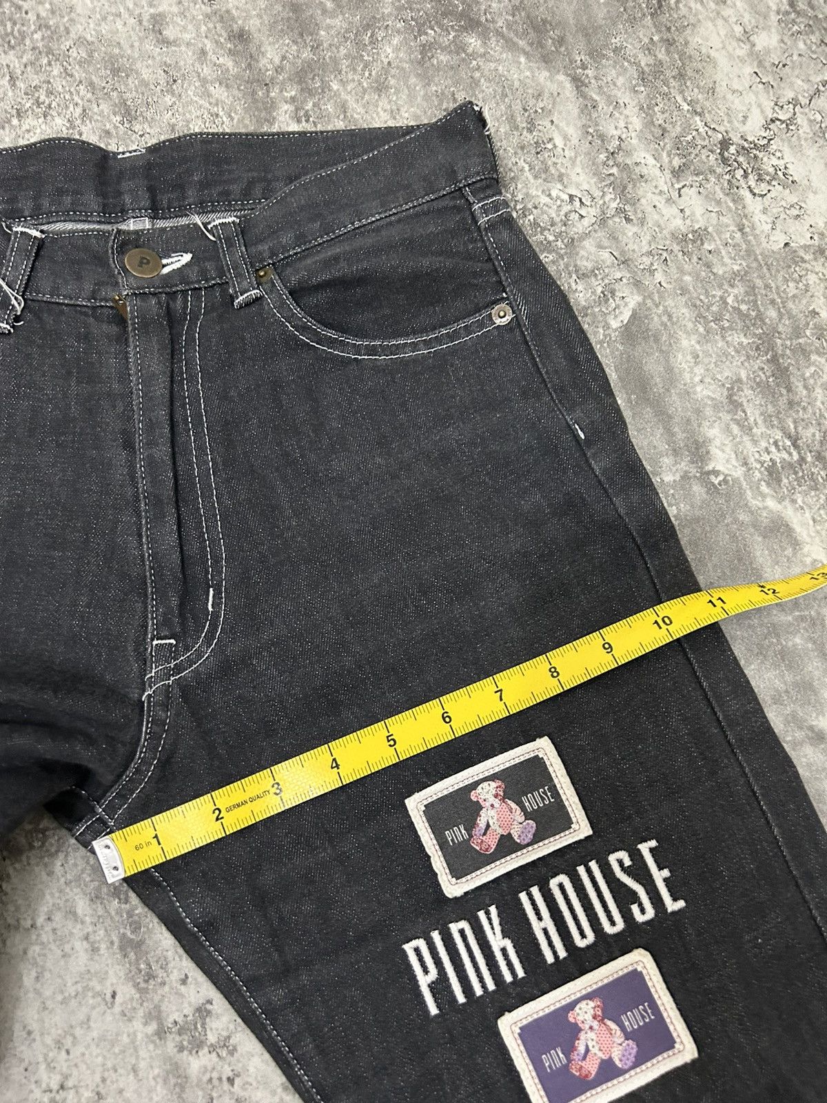 Japanese Brand × Karl Helmut × Pink House Pink House Bear Photo jeans Size US 27 - 19 Thumbnail