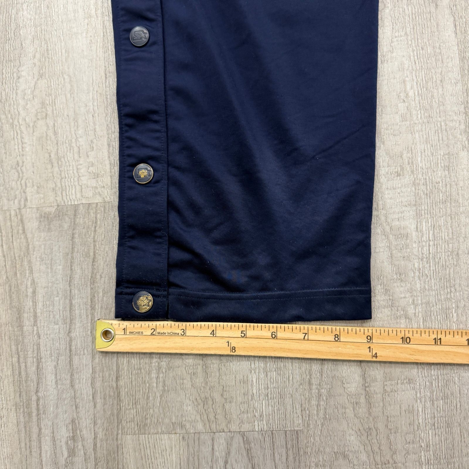 Vintage Vintage Starter NBA Tear Away Warm Up Pants Men's XL Blue Size US 36 / EU 52 - 11 Thumbnail