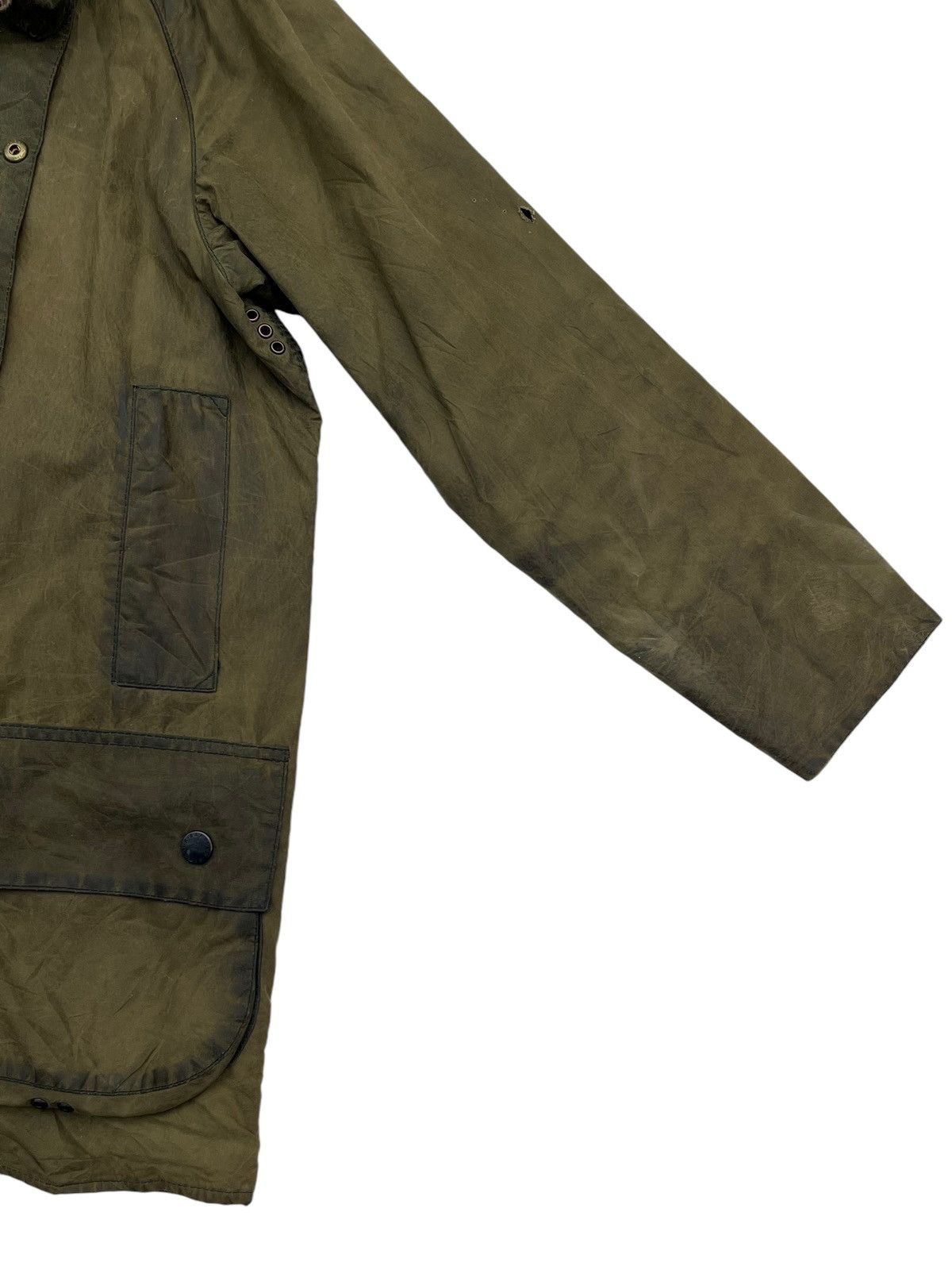 Barbour × Vintage Vtg Barbour Beaufort Jacket Zip Up Size US M / EU 48-50 / 2 - 11 Thumbnail