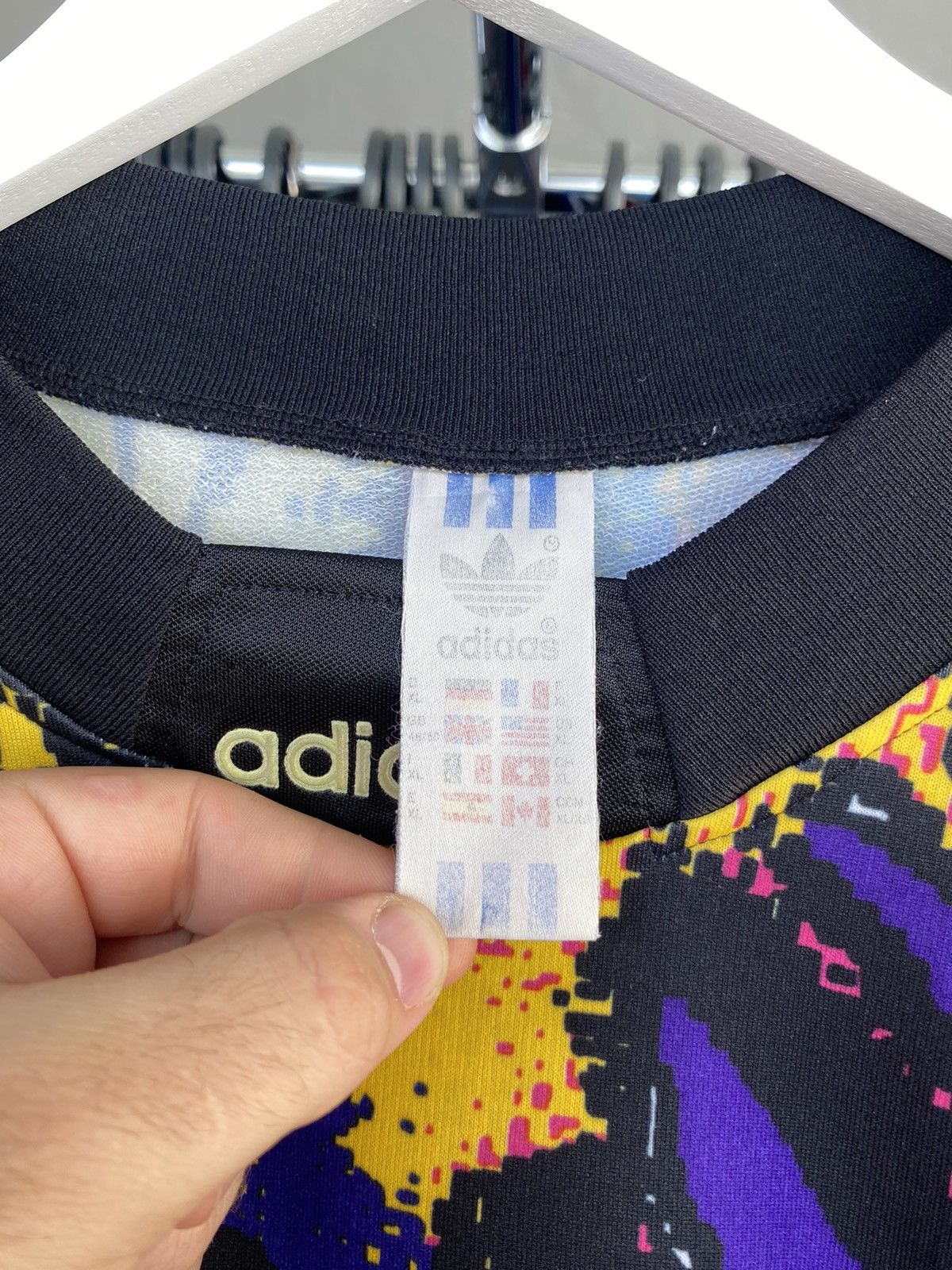 Adidas ADIDAS VINTAGE TEMPLATE 1992-1993 GOALKEEPER FOOTBALL JERSEY Size US XL / EU 56 / 4 - 5 Thumbnail