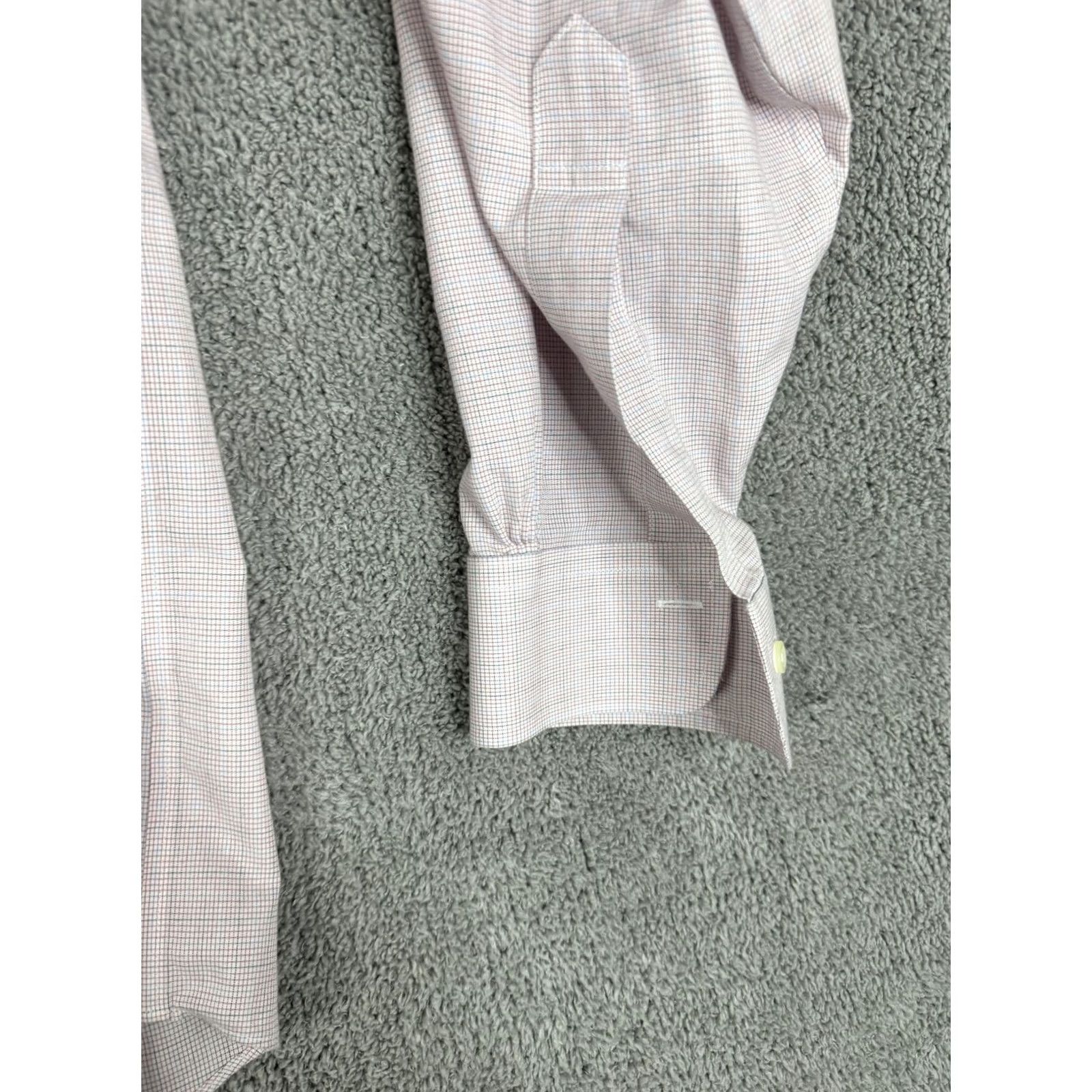 Brooks Brothers Brooks Brothers Shirt Dress Mens 15.5 34 Pink Check Non-Iron Supima Cotton Shirt Dress Mens 15.5 34 Pink Check Non-Iron Supima Cotton Size 42R - 3 Thumbnail
