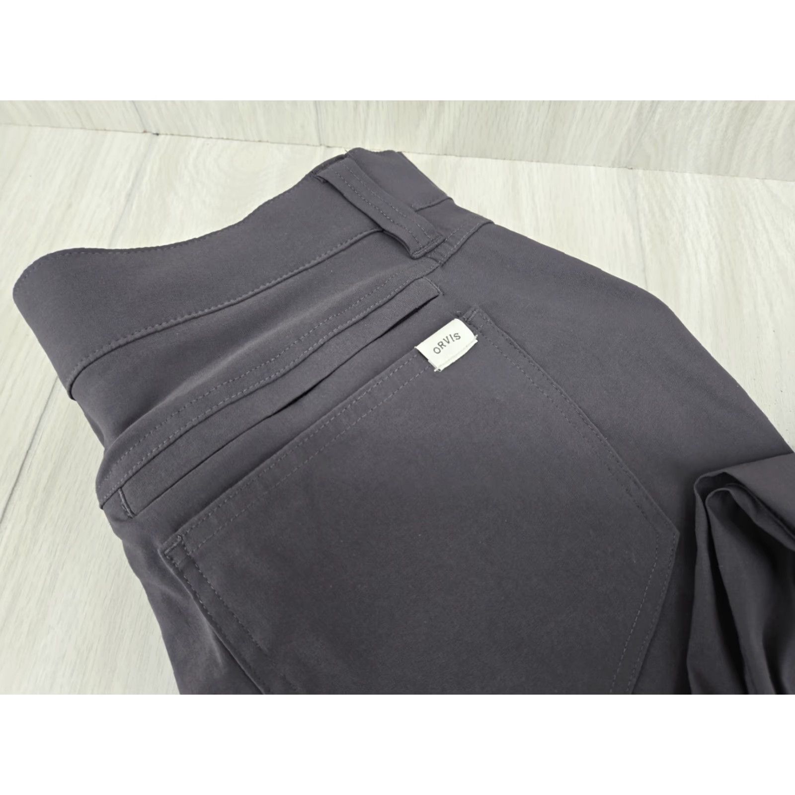 Orvis Orvis Pants Mens 32x32 Gray Chino Straight Leg Hiking Nylon Stretch Size US 32 / EU 48 - 3 Thumbnail