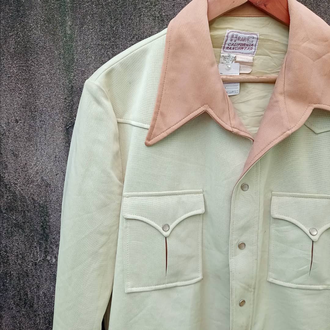 Cowboy Equipment × Designer × Vintage VINTAGE H BAR C CALIFORNIA RANCHWEAR BUTTON UP WESTERN WEAR Size US L / EU 52-54 / 3 - 4 Thumbnail