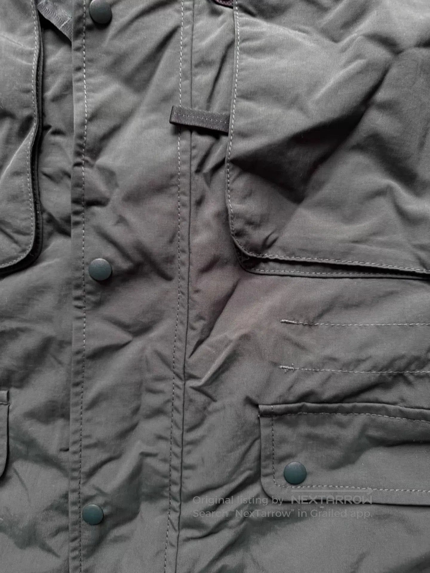 DAIWA PIER39 Green Utility Jacket with Pockets - Size L. Size US L / EU 52-54 / 3 - 6 Thumbnail